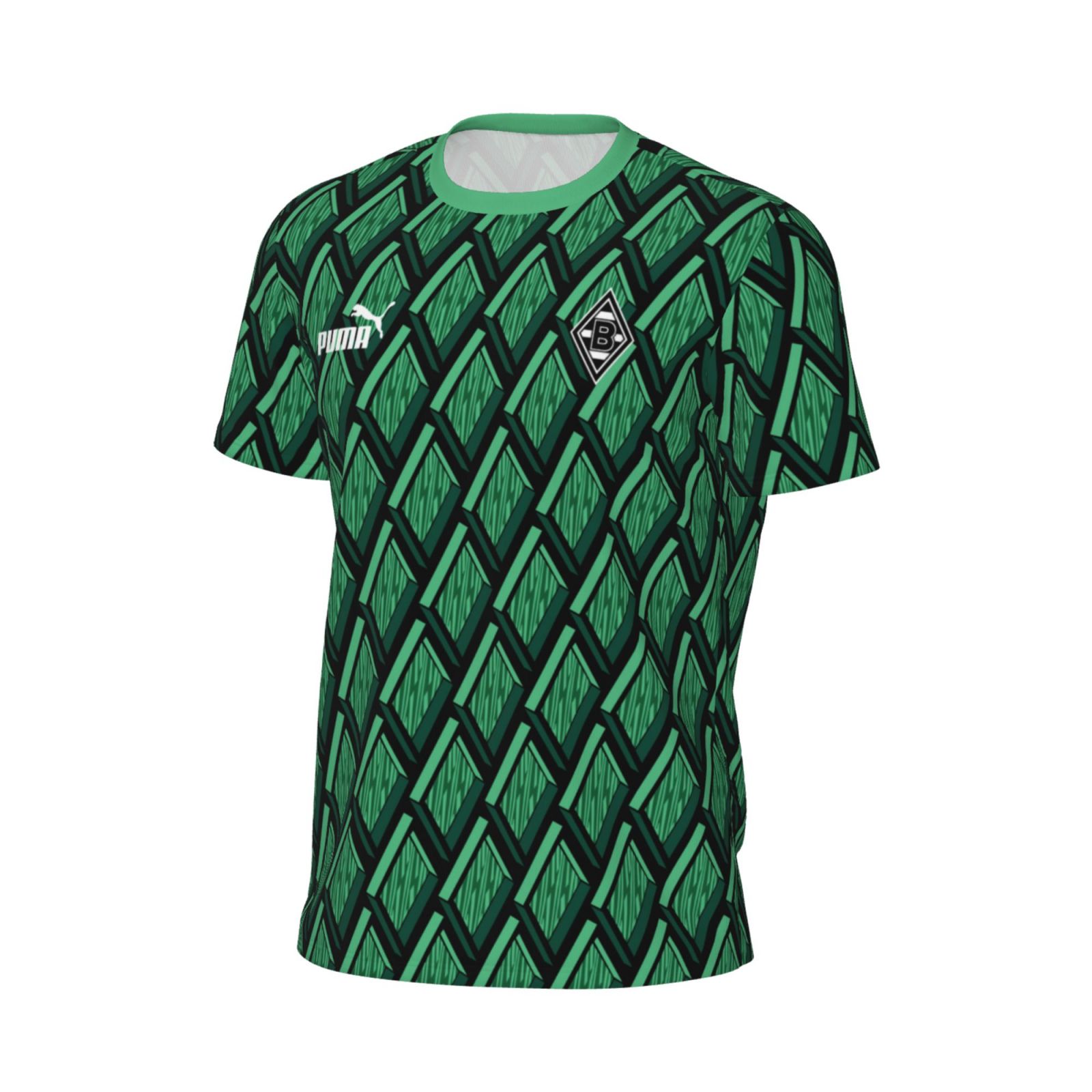 Borussia Mönchengladbach Herren Kurzarm Mesh T-Shirt SMT4157