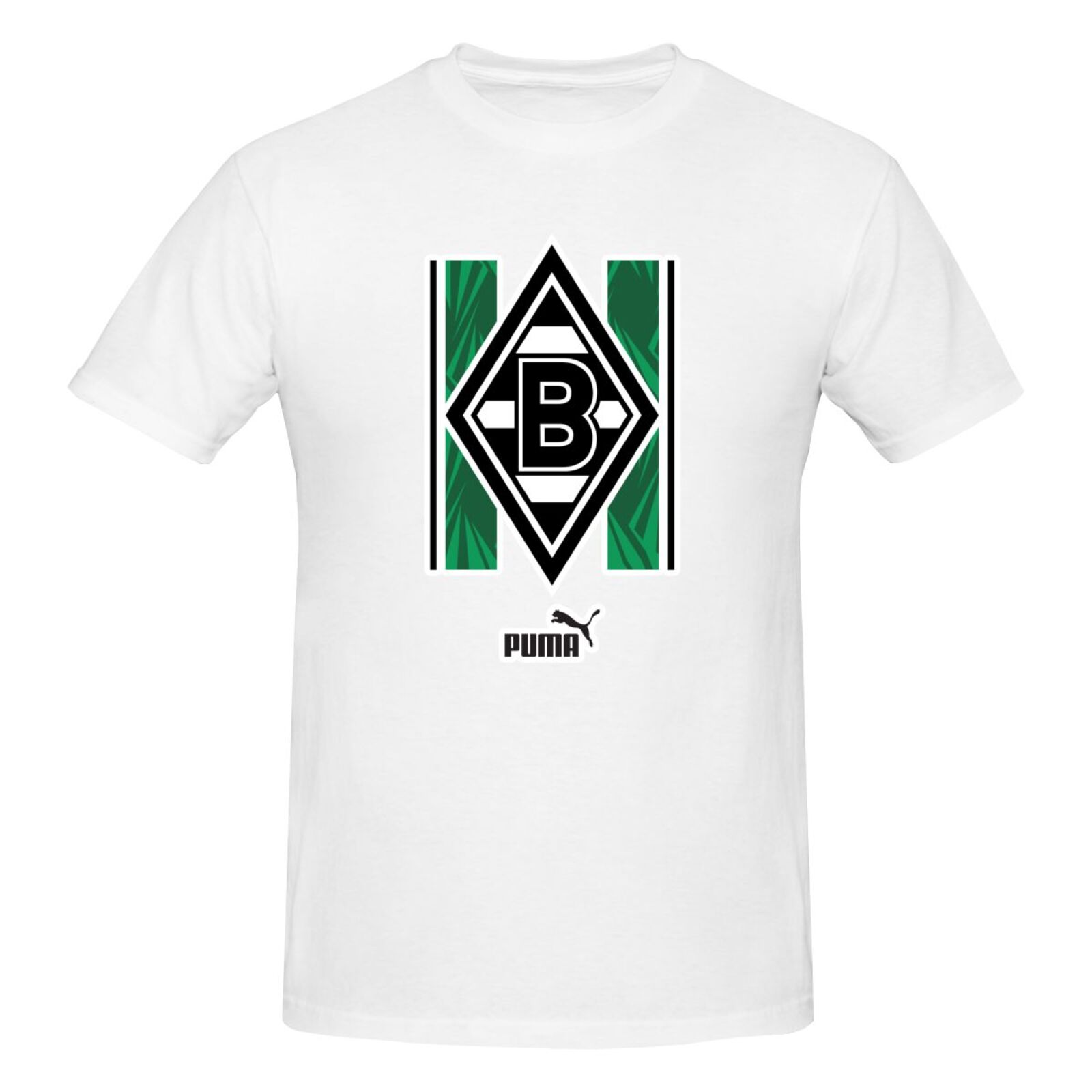 Borussia Mönchengladbach Herren Basic Kurzarm T-Shirt BST4161