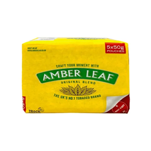 Amber Leaf 250g (5packs) (£45) - mier duty free
