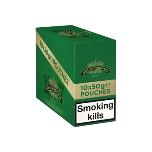 Golden Virginia 500g (10packs) (£85) - mier duty free