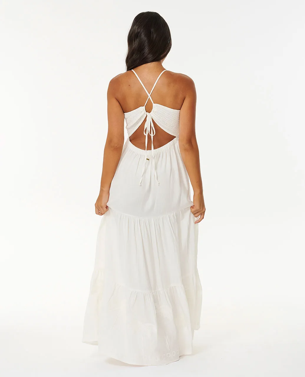 Pacific Dreams Embroidered Midi Dress
