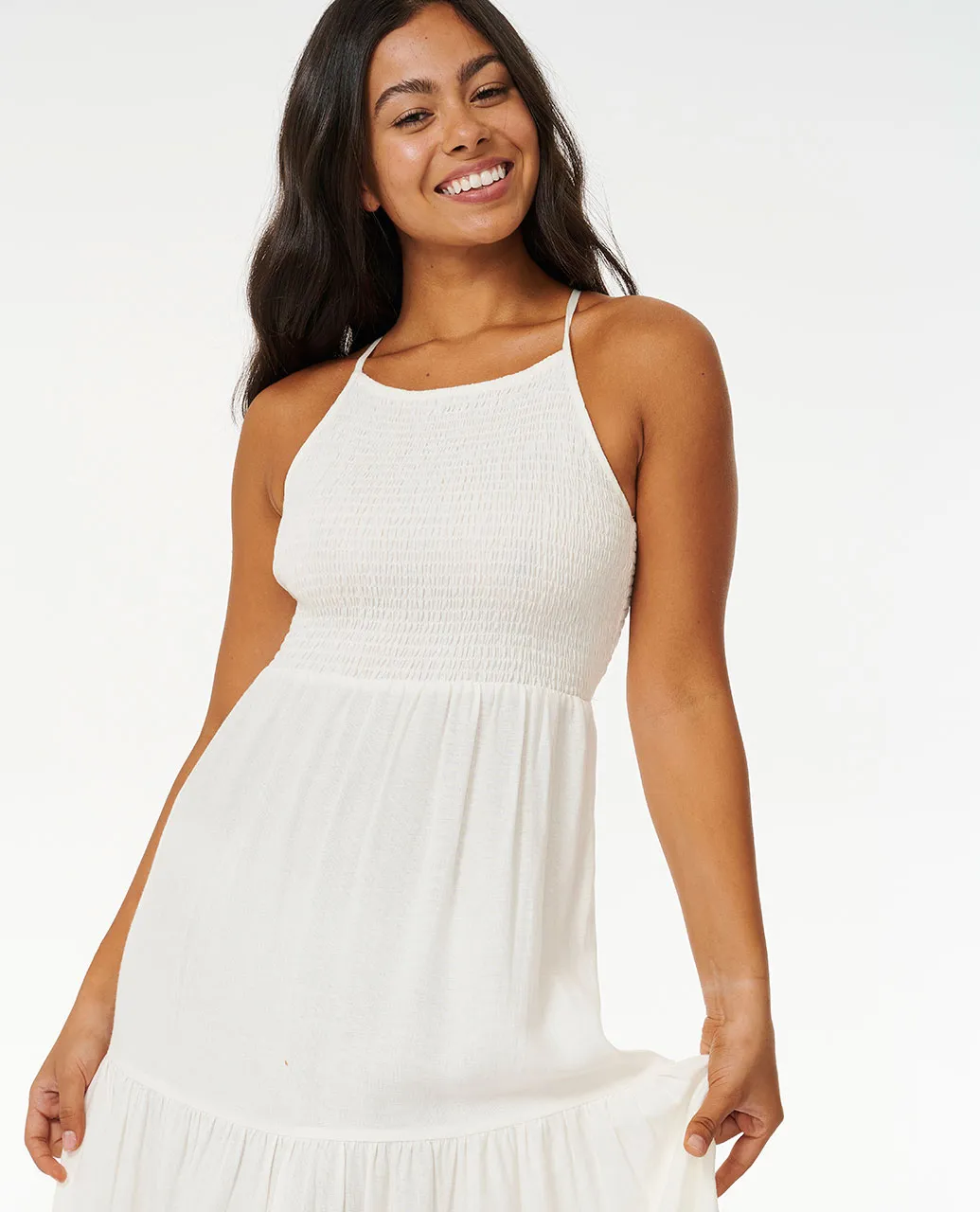 Pacific Dreams Embroidered Midi Dress