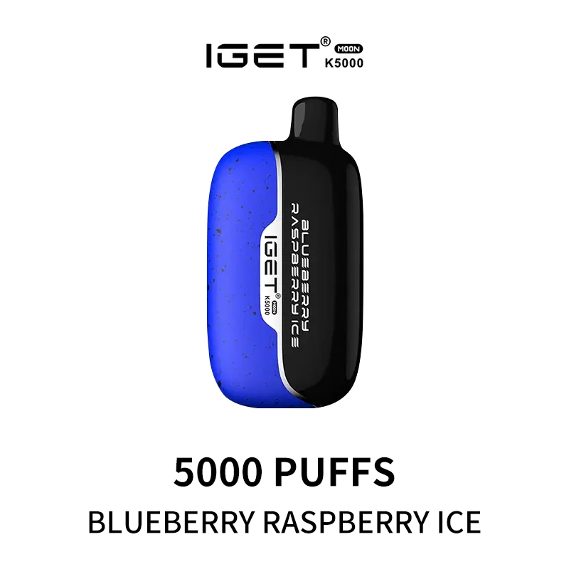 Blueberry Raspberry Ice - IGET Moon K5000 Puffs