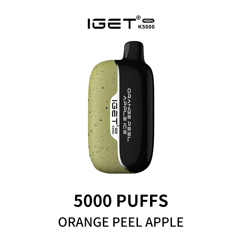 Orange Peel Apple Ice - IGET Moon K5000 Puffs