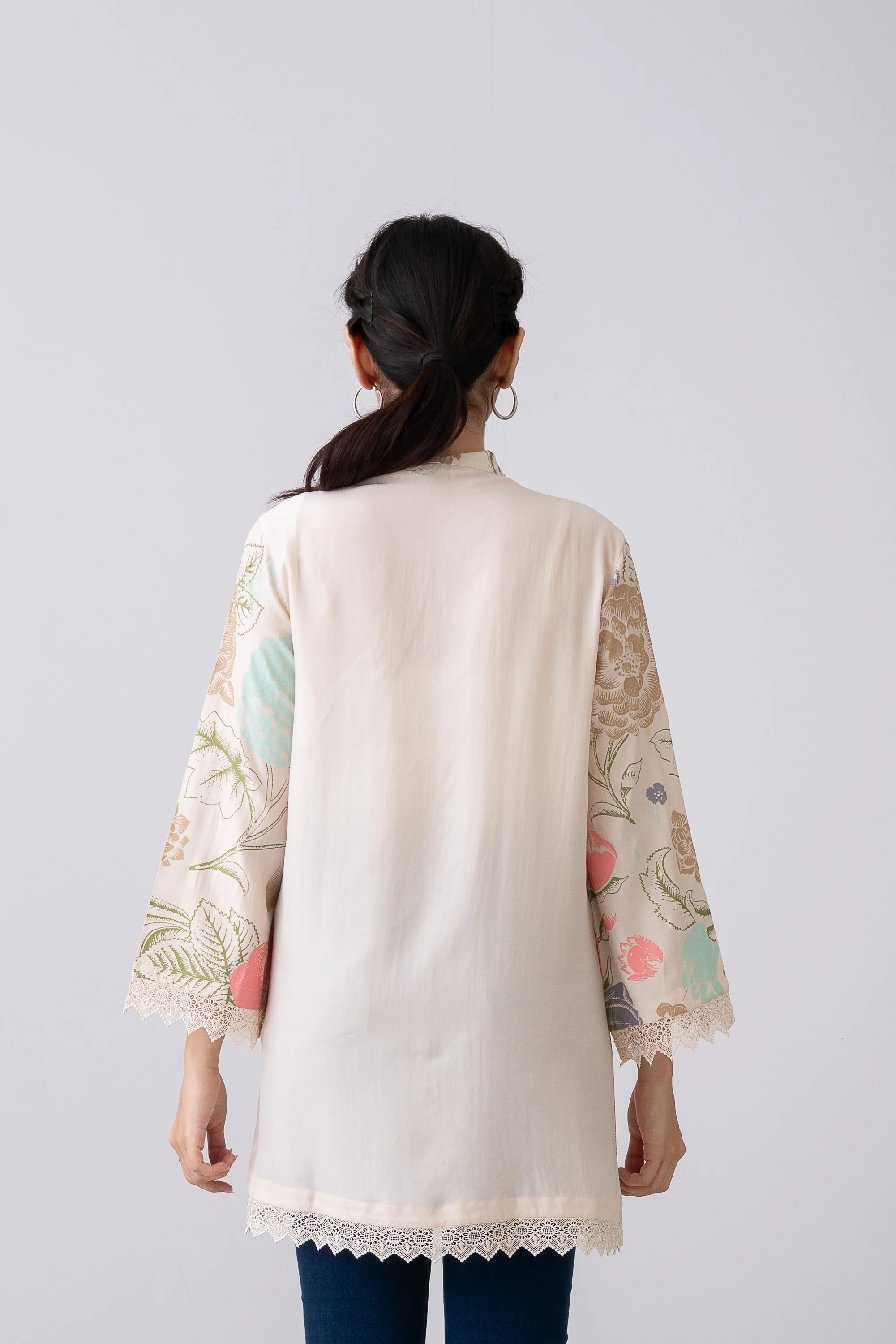 Regular Fit Georgette Bolero Top - XTXFMF