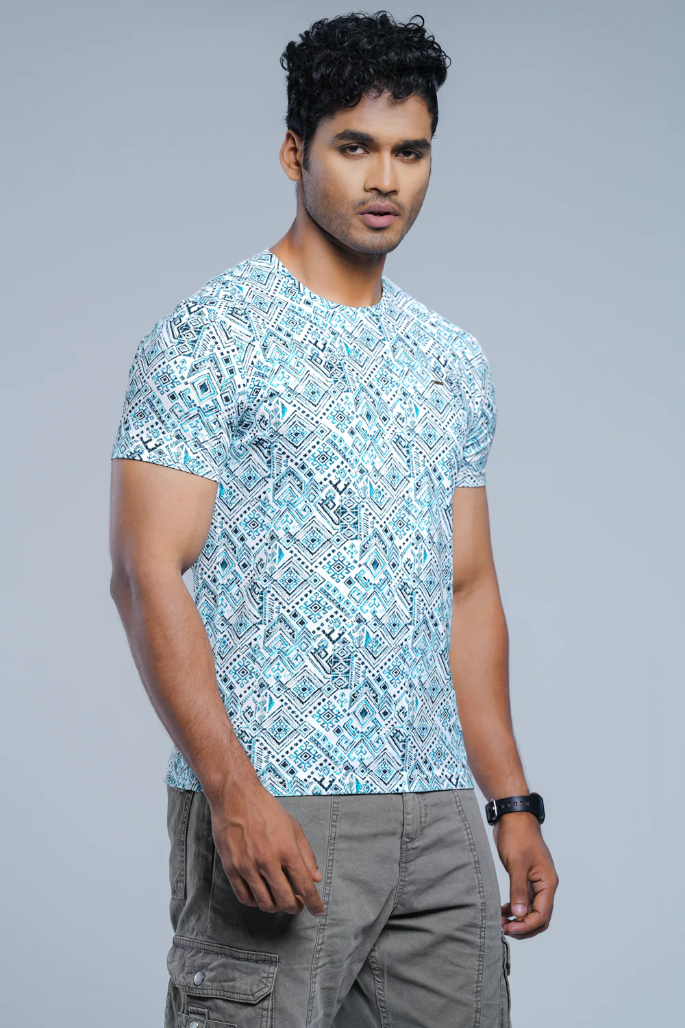 Regular Fit Printed Cotton T-shirt - XTXFMF