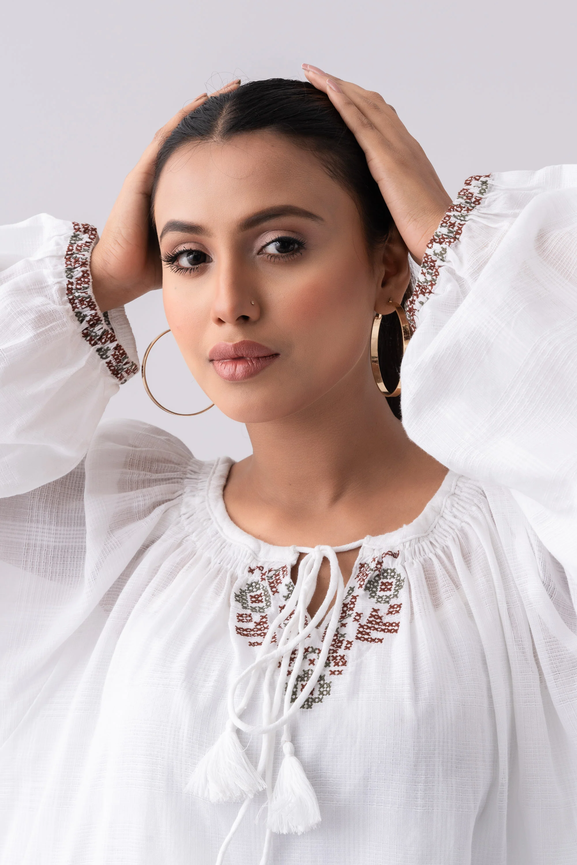 Oversized Fit Cotton Fashion Top - XTXFMF