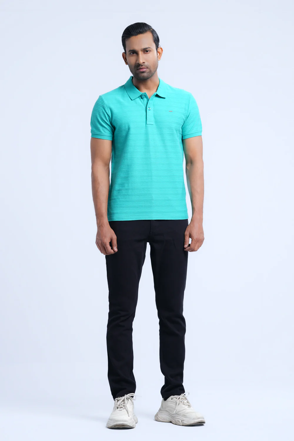 Regular Fit Ottoman Jersey Polo Shirt - XTXFMF
