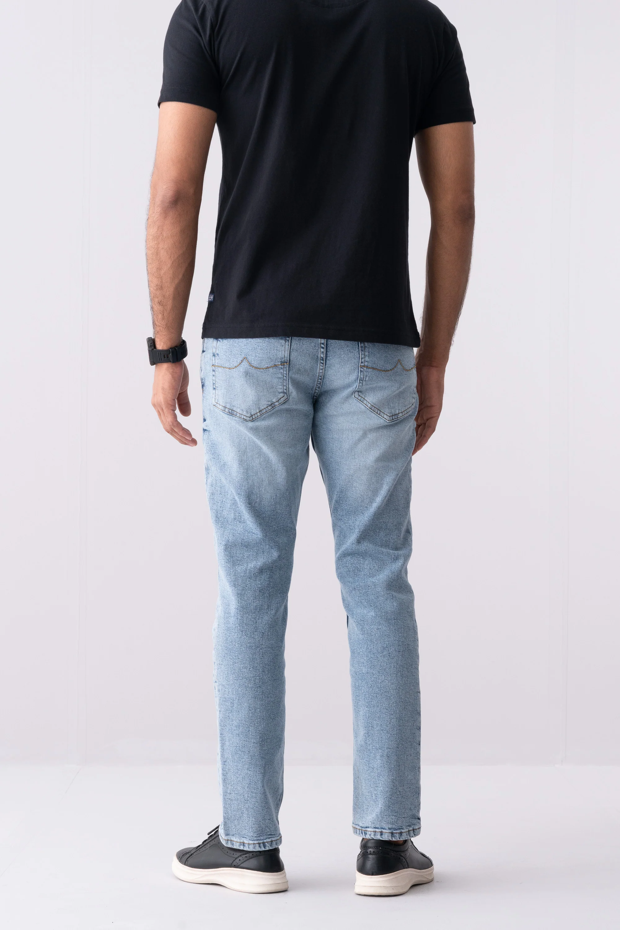 Straight Fit Light Blue Jeans - XTXFMF