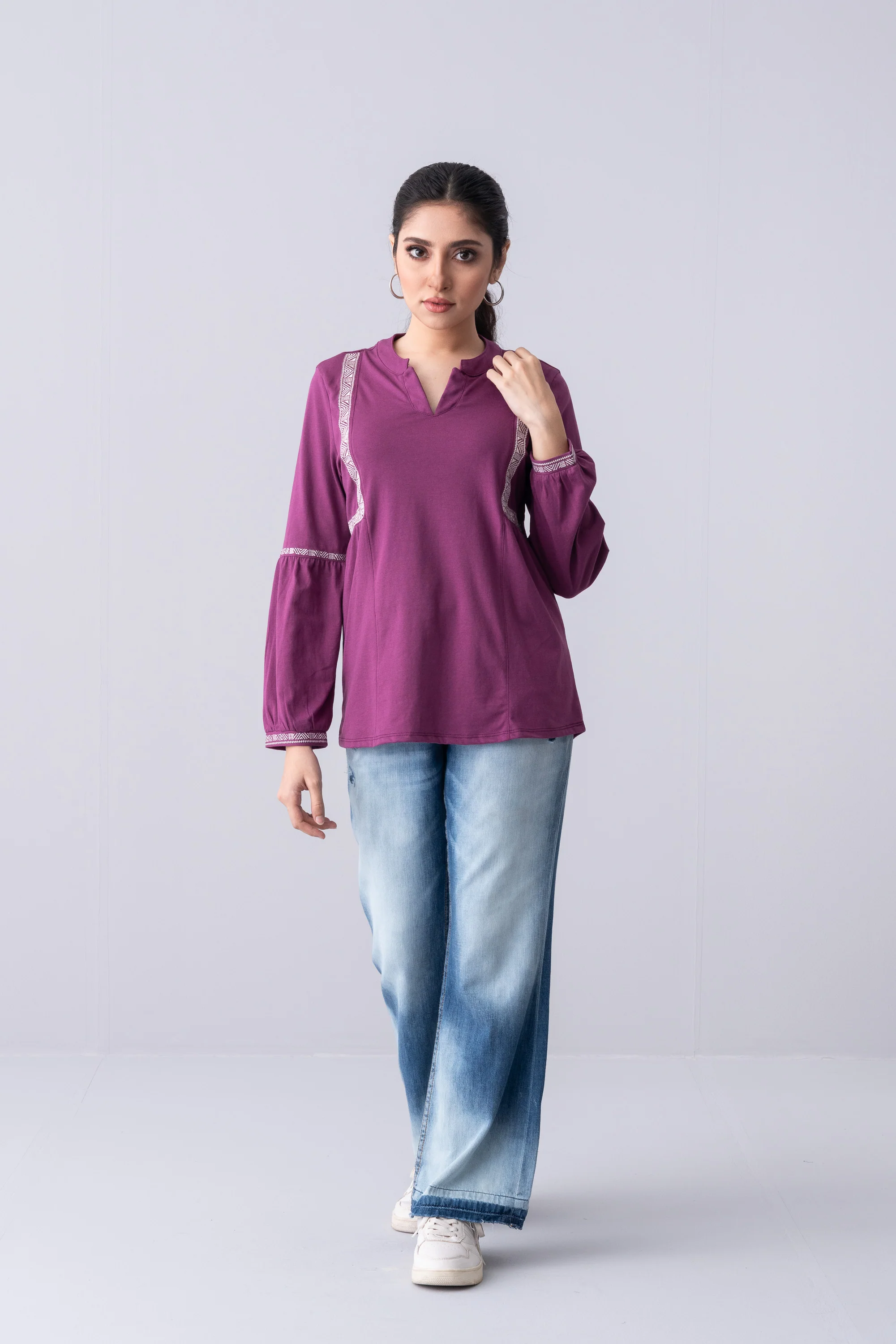 Relaxed Fit Short-Length Knit Top - XTXFMF