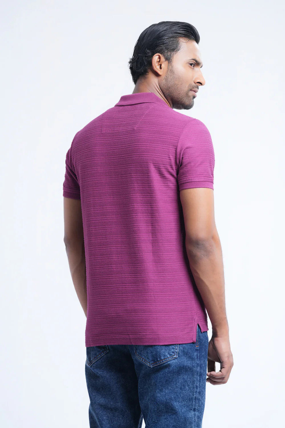 Regular Fit Ottoman Jersey Polo Shirt - XTXFMF