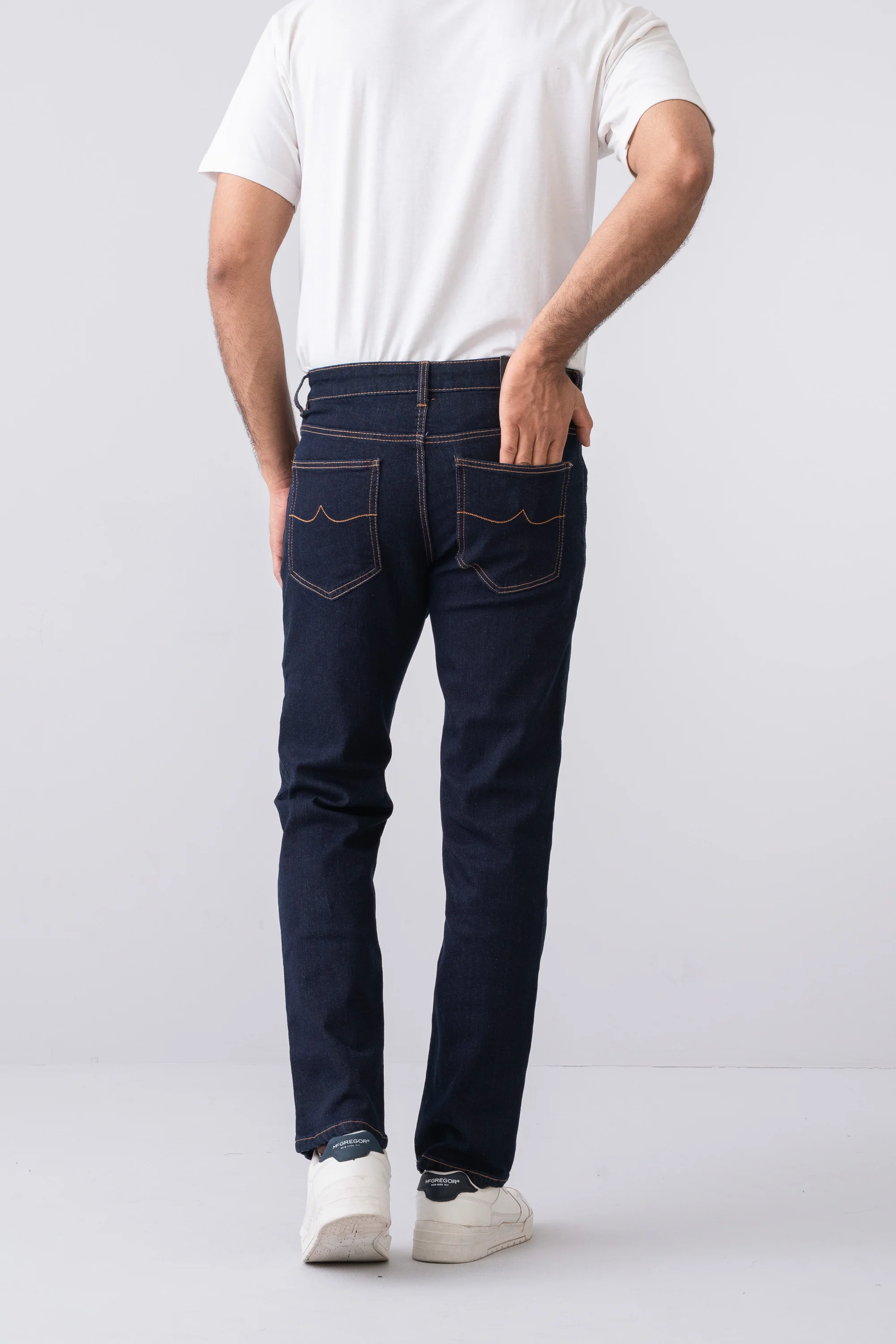 Straight Fit Navy Jeans - XTXFMF