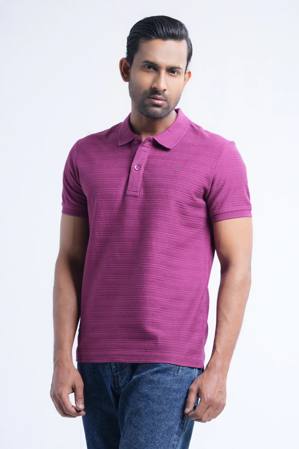 Regular Fit Ottoman Jersey Polo Shirt - XTXFMF