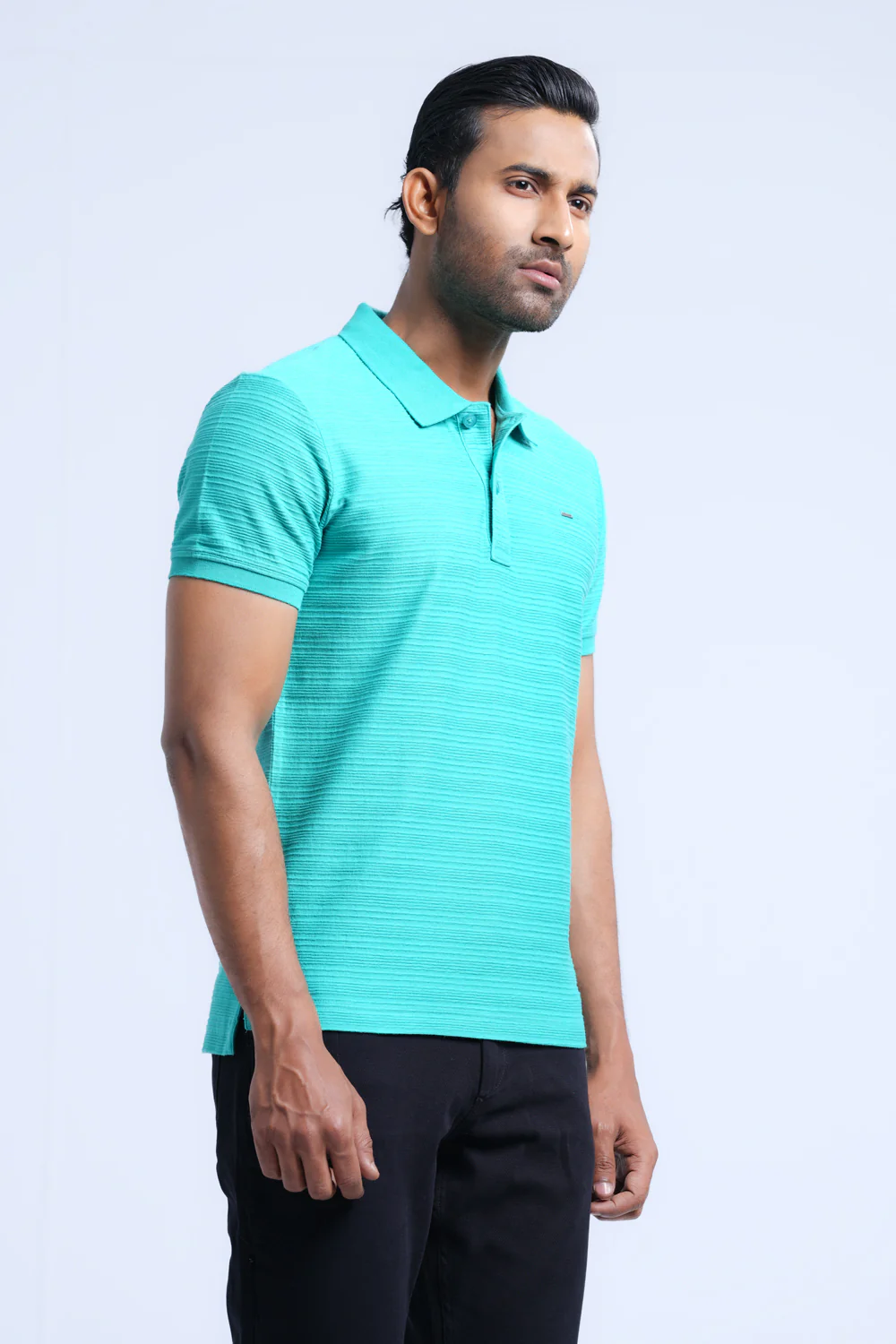 Regular Fit Ottoman Jersey Polo Shirt - XTXFMF