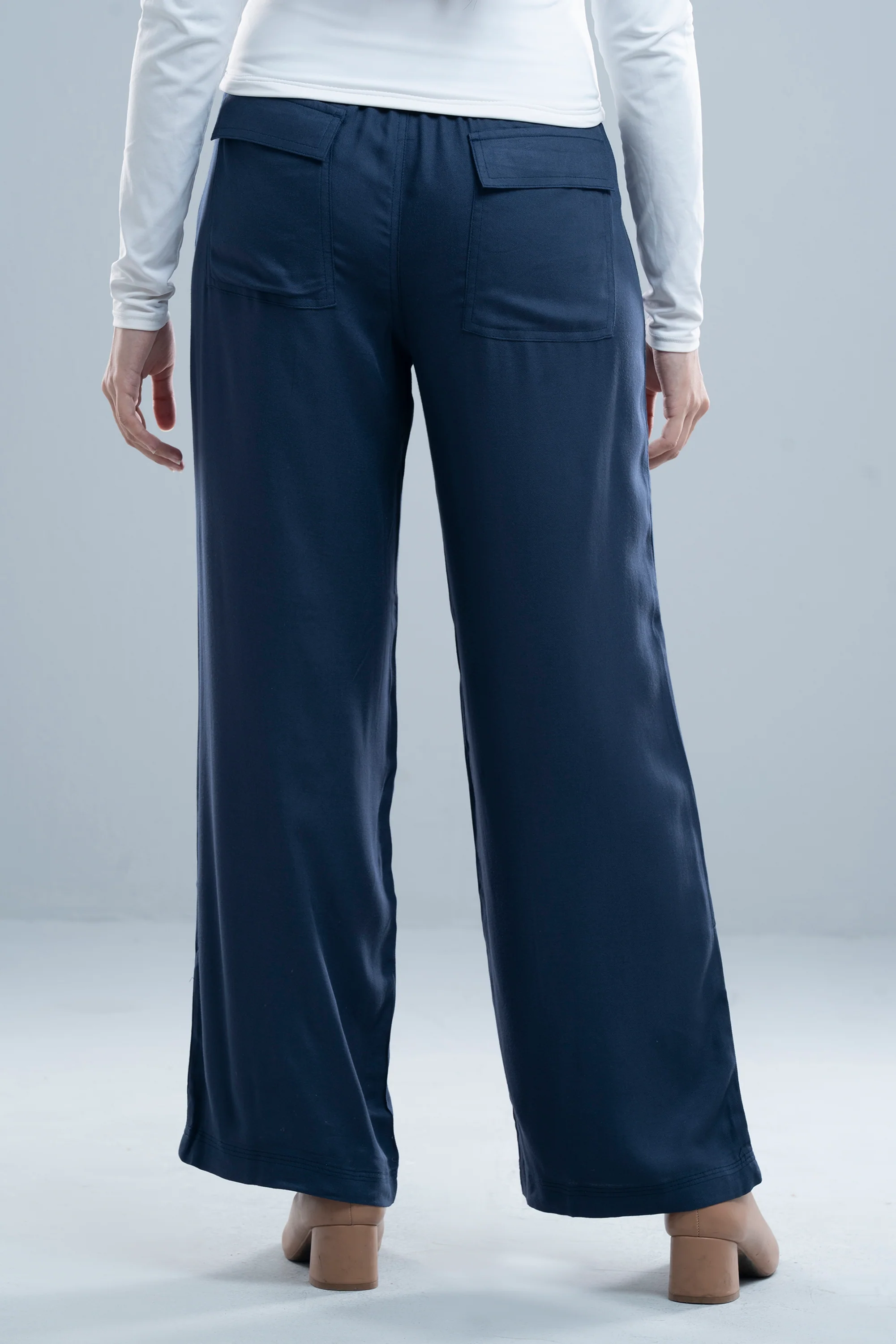 Loose Fit Twill Pants - XTXFMF