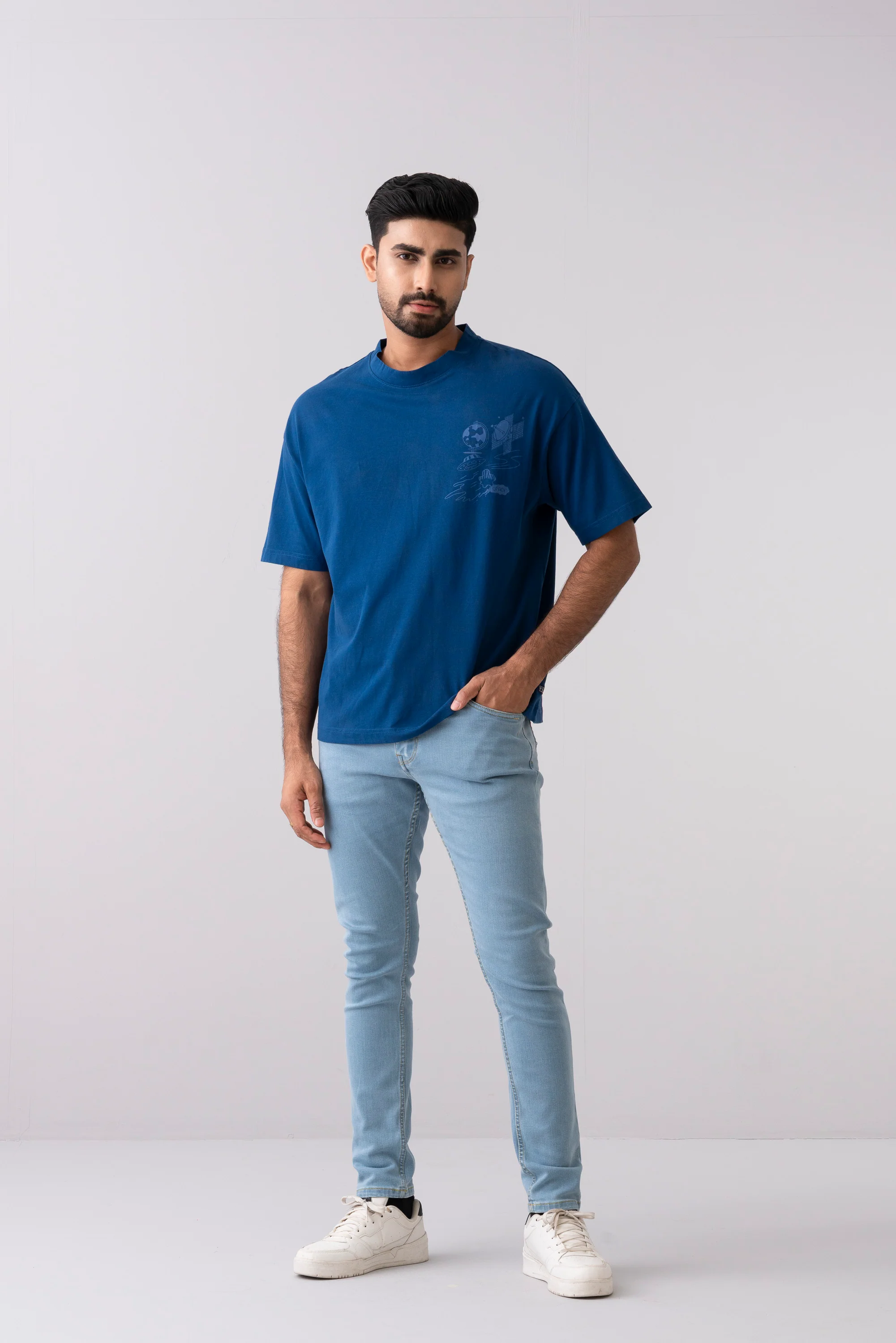 Oversized Fit Printed T-Shirt - XTXFMF