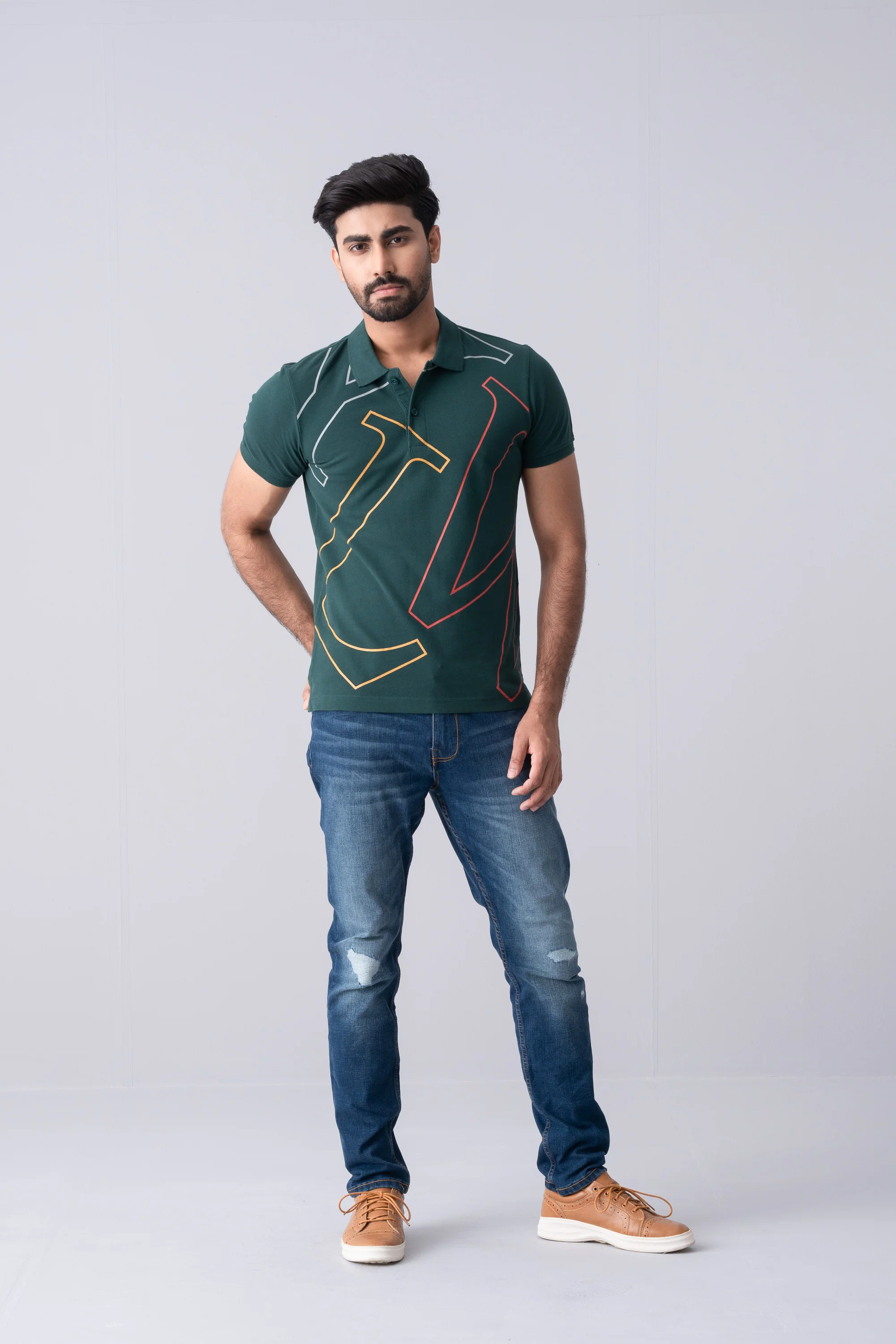 Regular Fit Pique Polo Shirt - XTXFMF