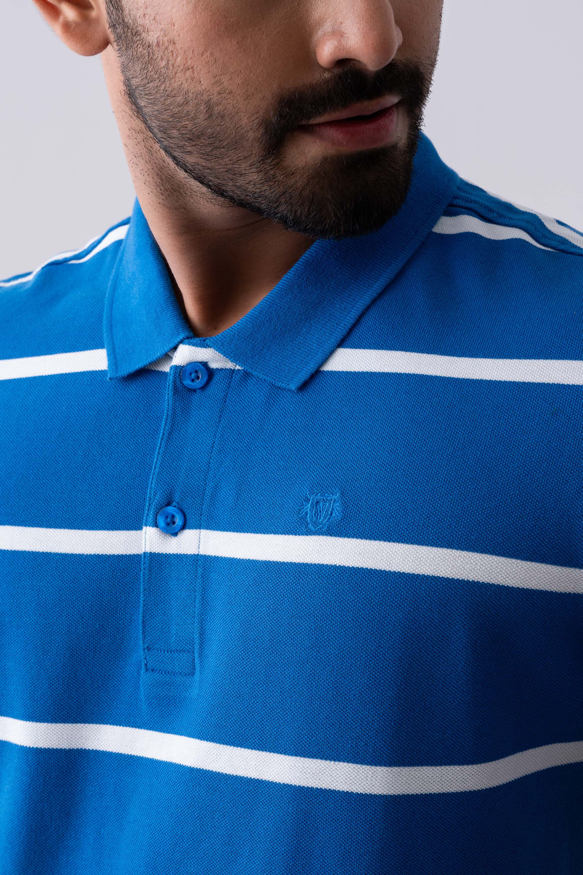 Regular Fit Yarn-Dyed Polo Shirt - XTXFMF