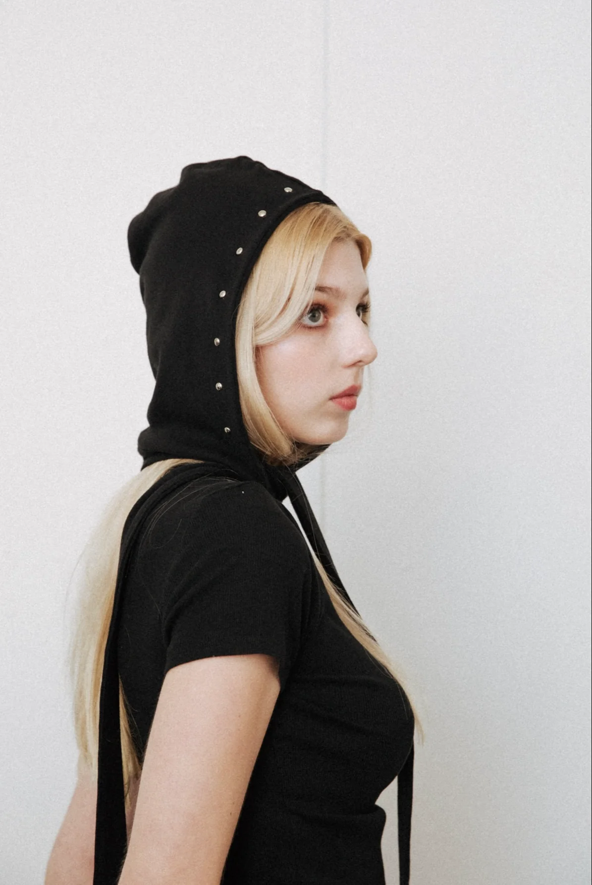 Black Jersey Bonnet - XTXFMF