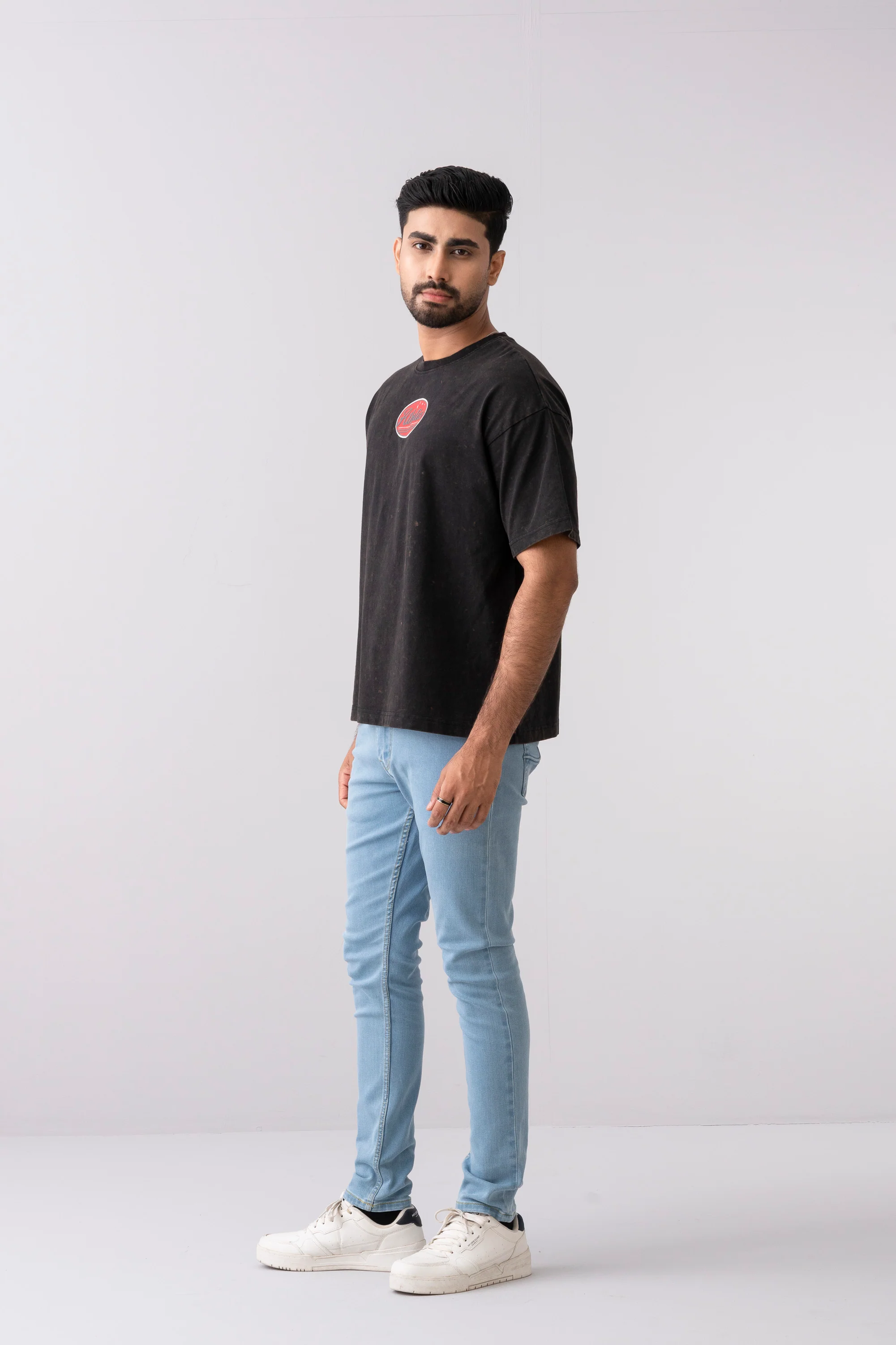 Oversized Fit Printed T-shirt - XTXFMF