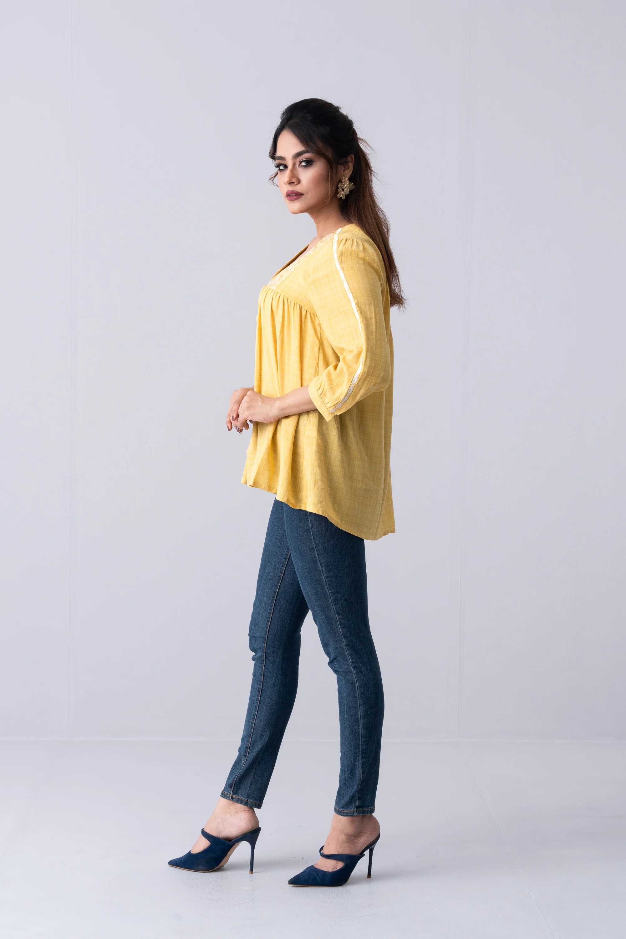 Bohemian-Style Embroidered Bolero Top - XTXFMF