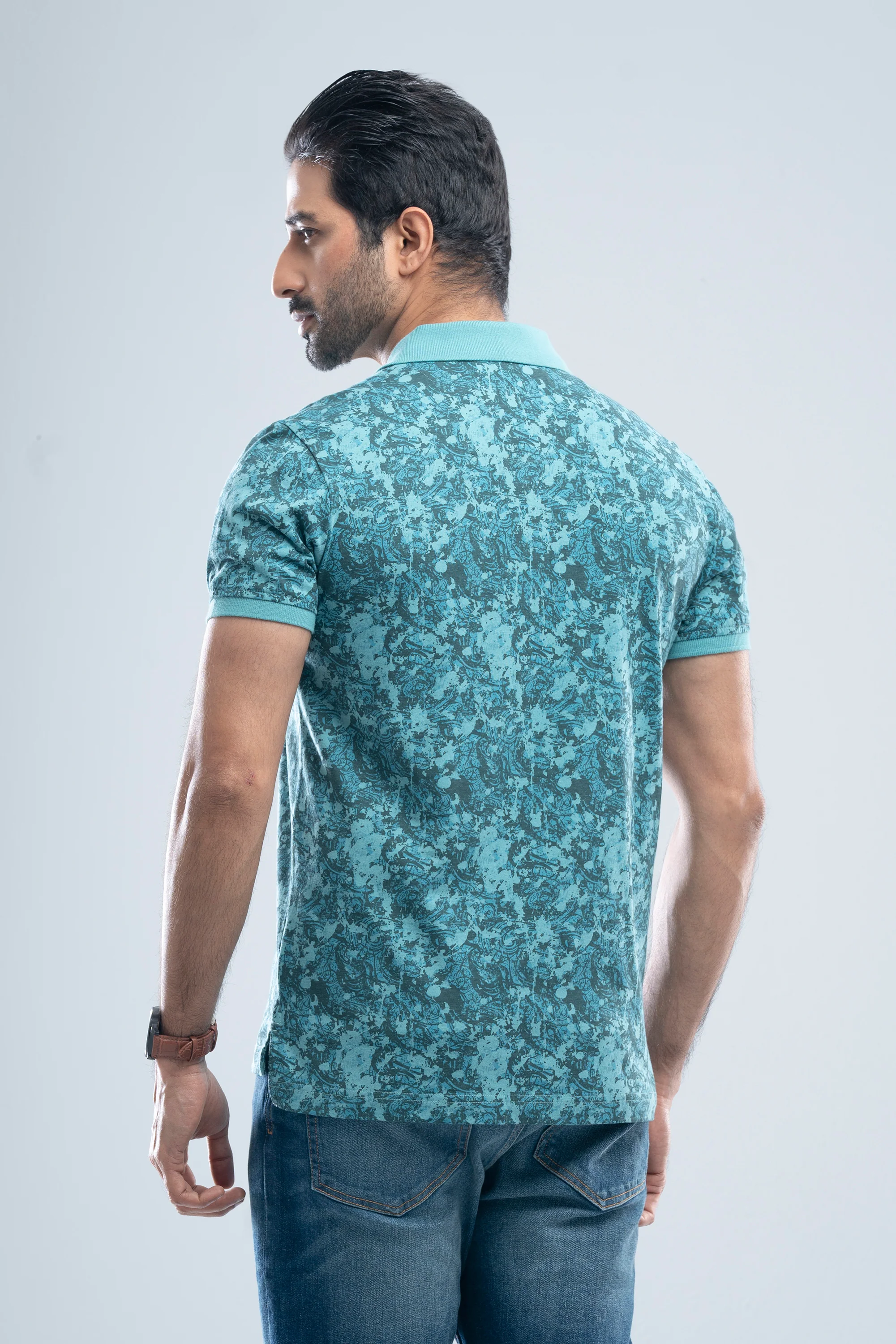 Regular Fit Printed Polo Shirt - XTXFMF