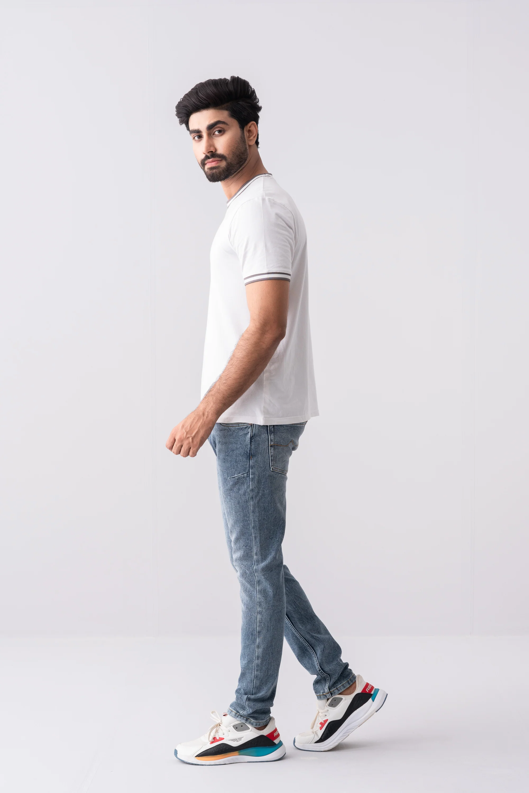 Skinny Fit Dusty Blue Jeans - XTXFMF
