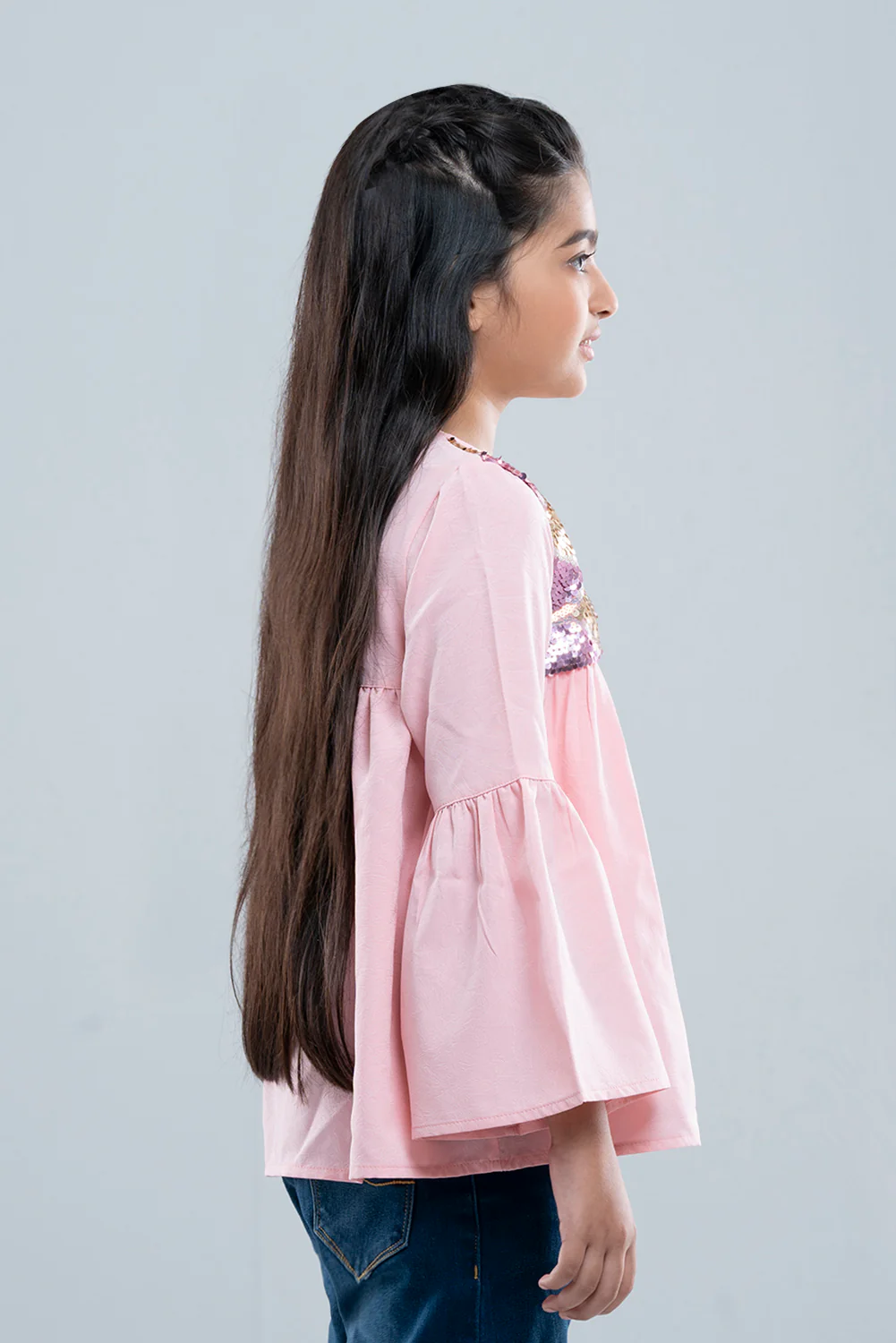 Girls Woven Top (6-8 Years) - XTXFMF