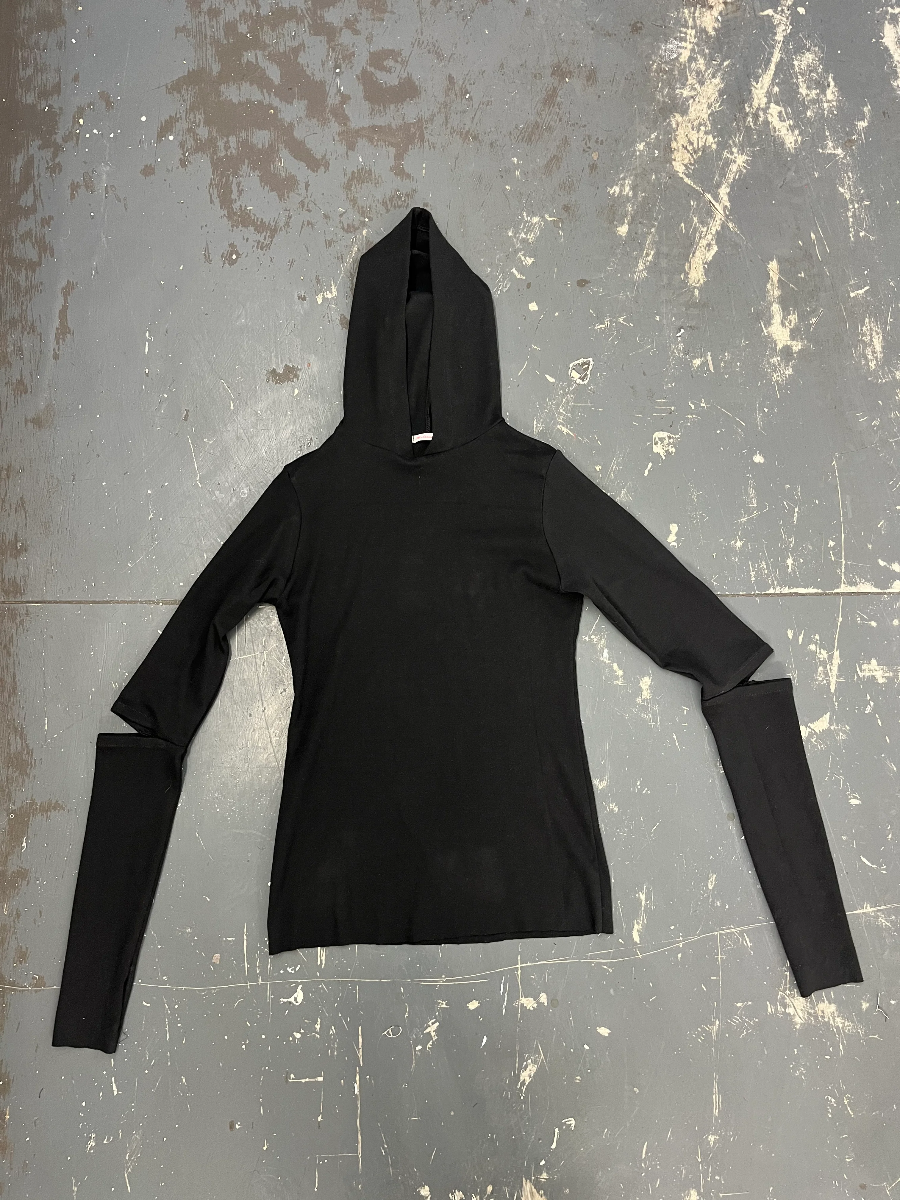 Black Jersey Hoodie - XTXFMF