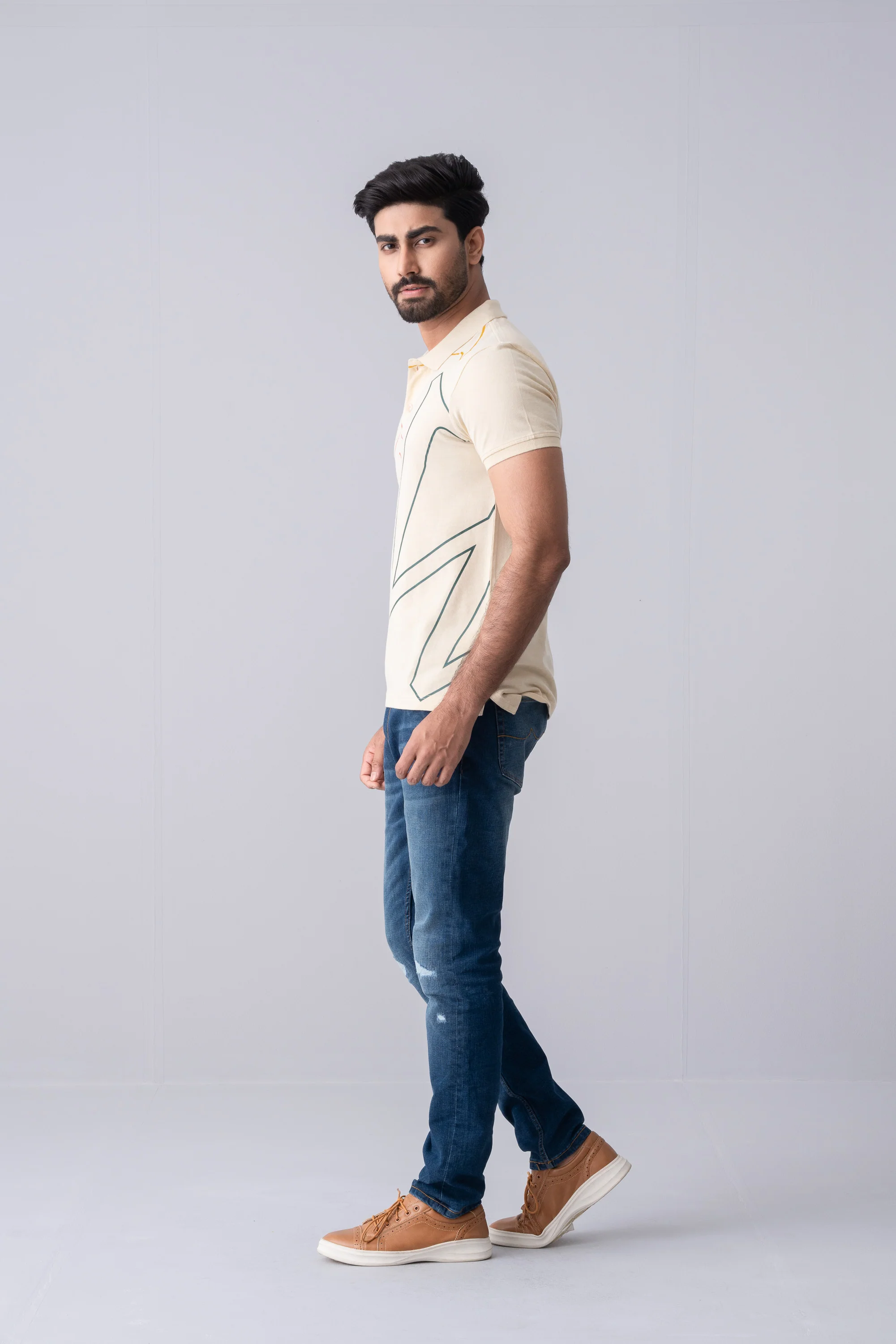 Regular Fit Pique Polo Shirt - XTXFMF