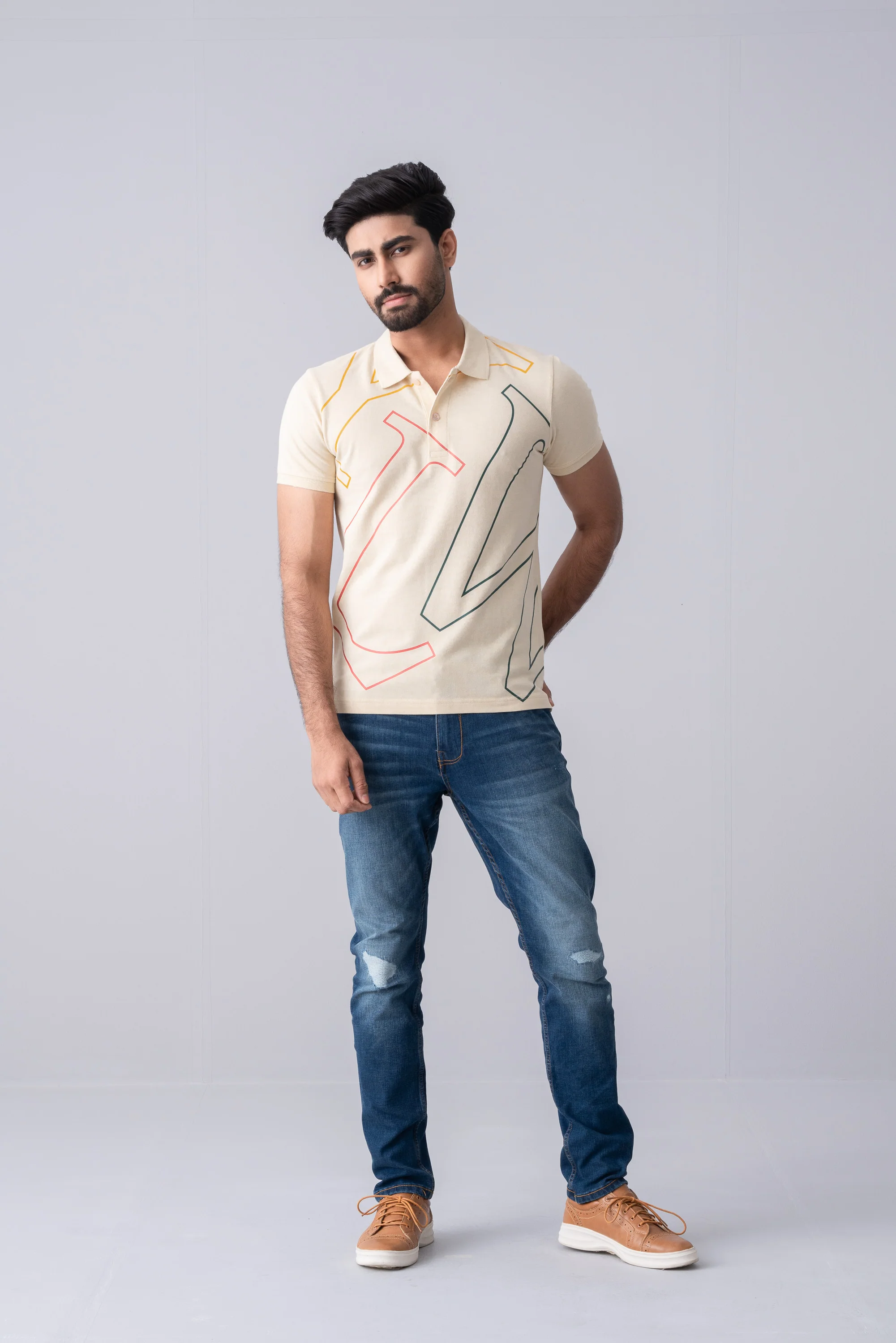Regular Fit Pique Polo Shirt - XTXFMF