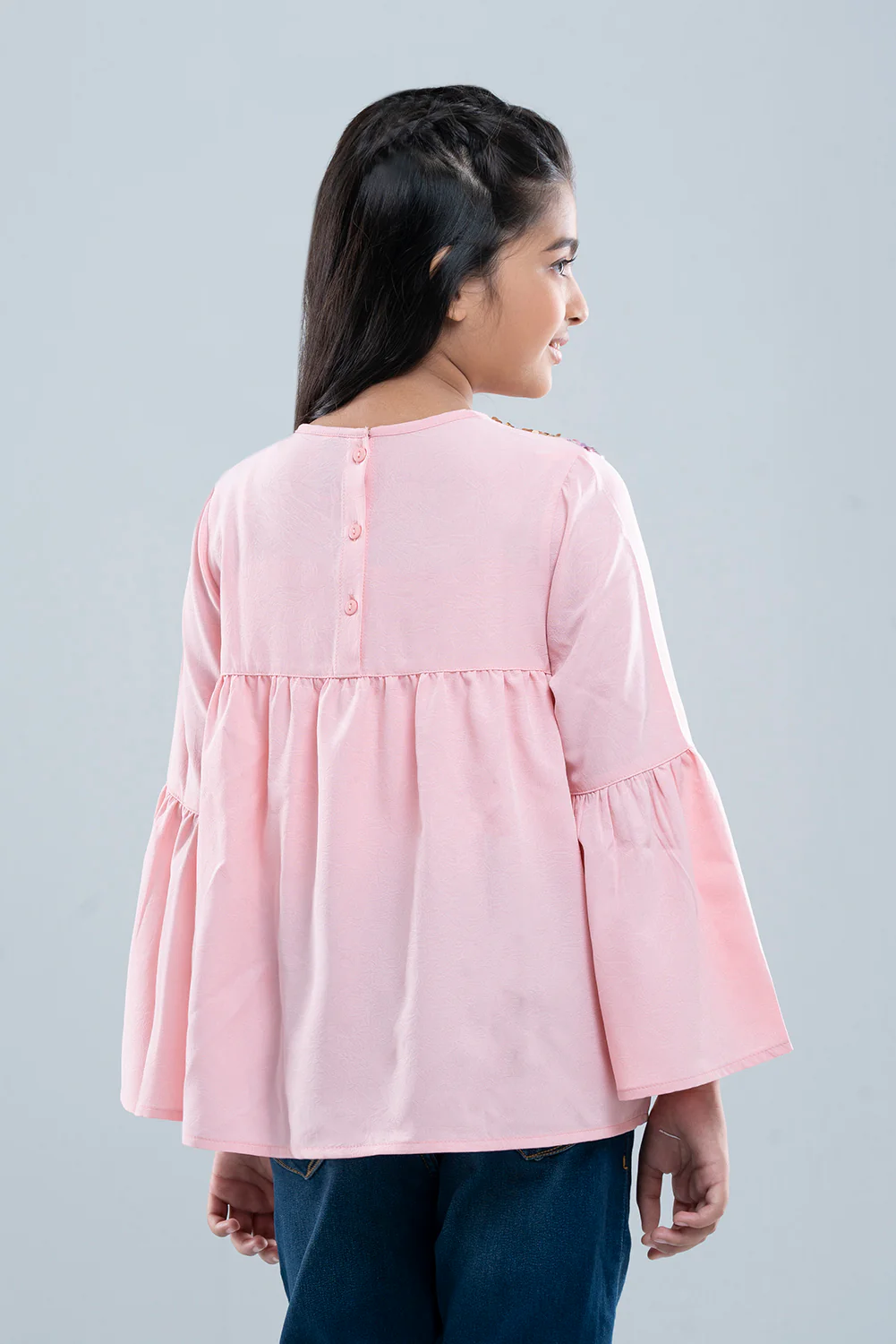 Girls Woven Top (6-8 Years) - XTXFMF
