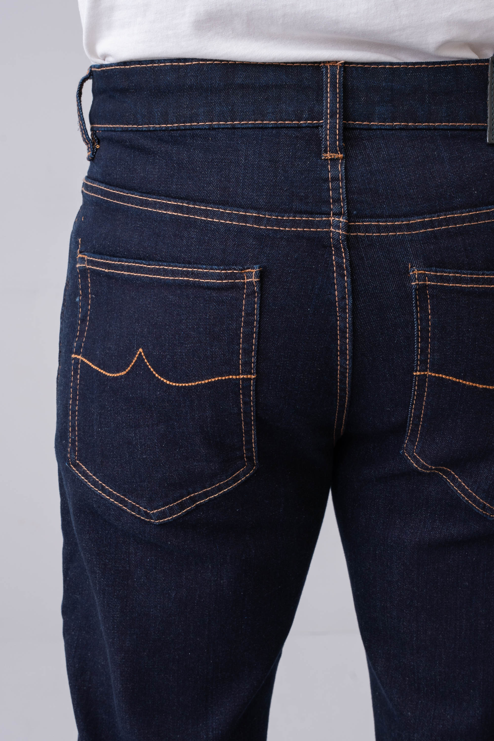 Straight Fit Navy Jeans - XTXFMF