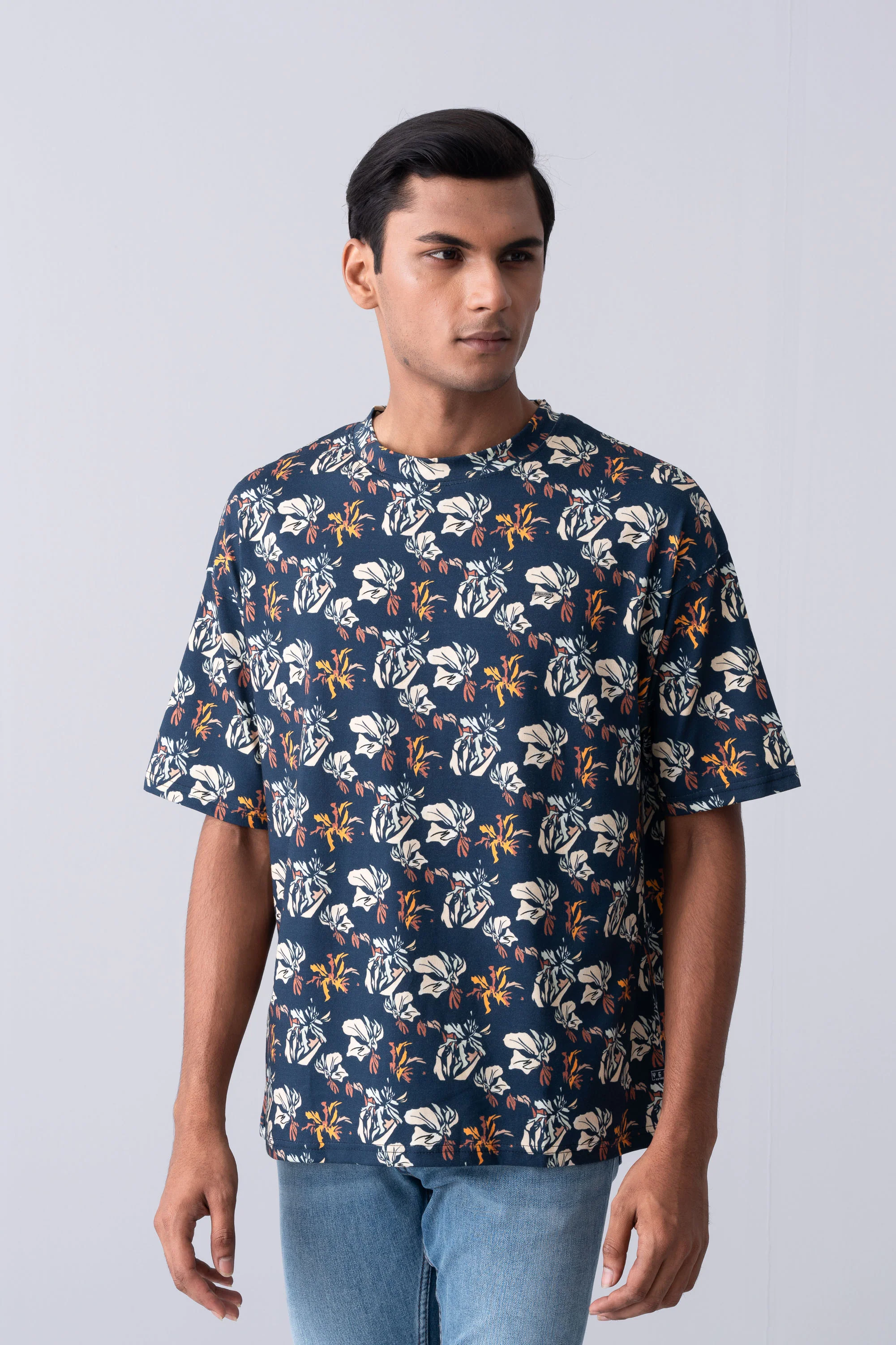 Oversized Fit Printed T-Shirt - XTXFMF