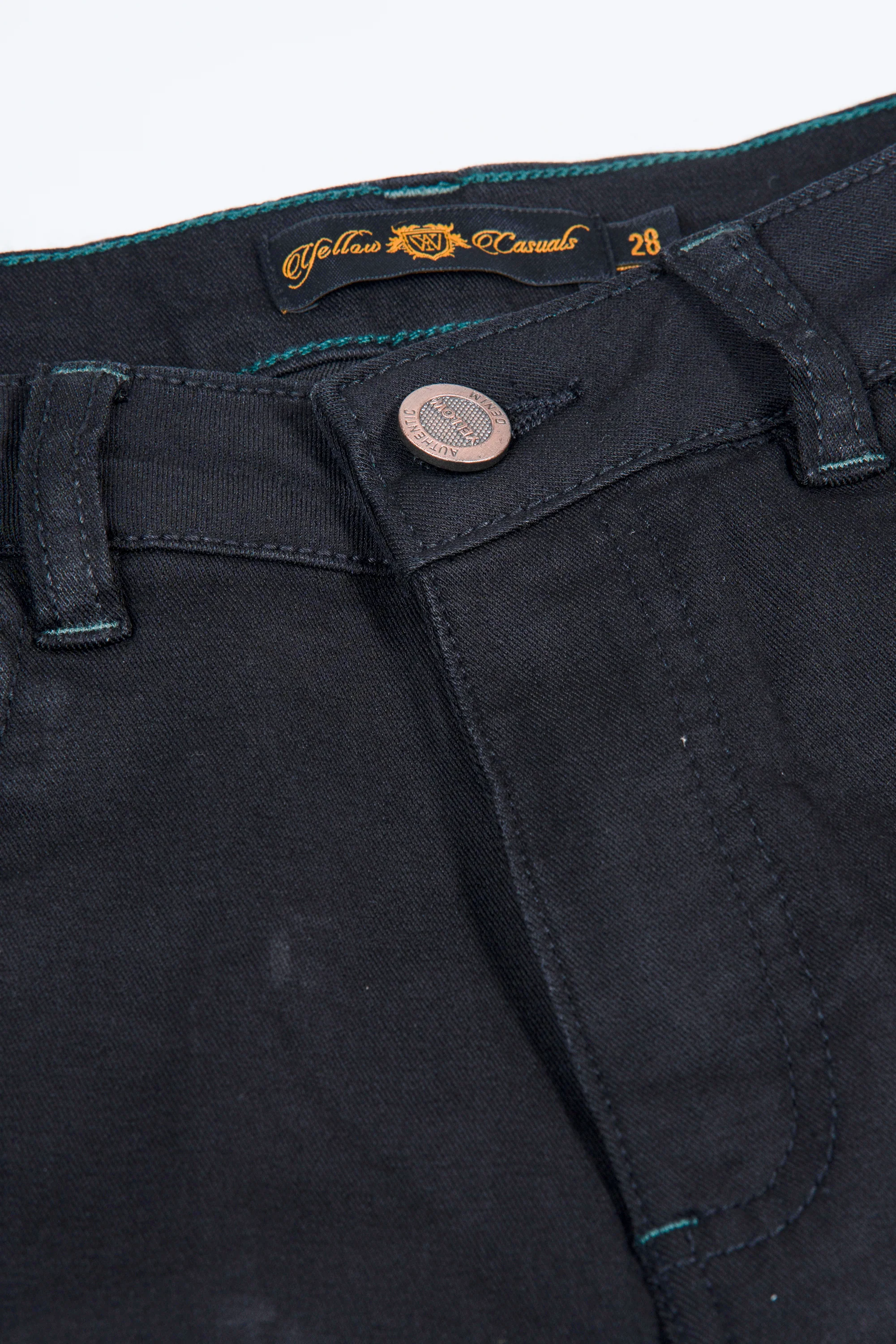Slim Fit Embroidered Denim - XTXFMF