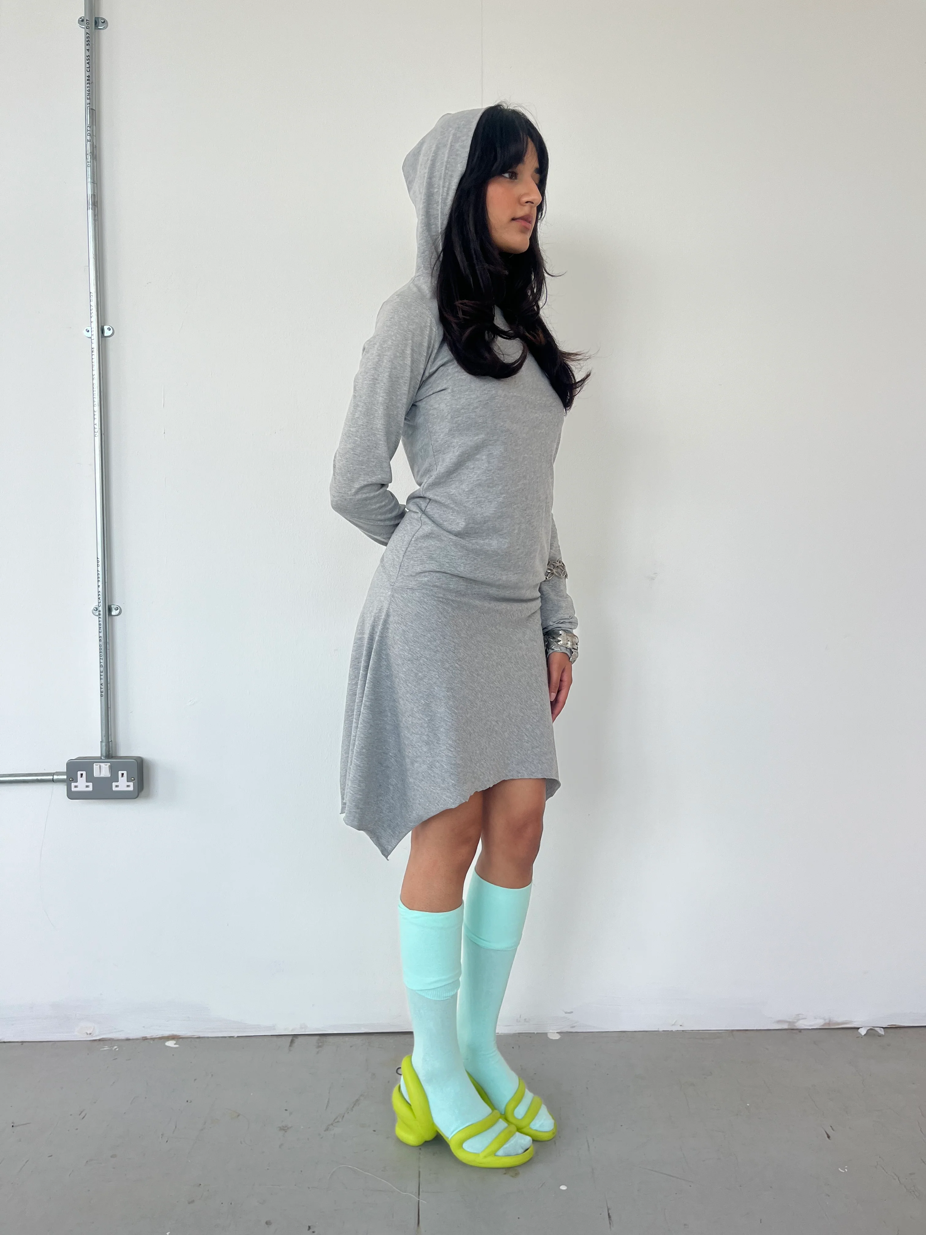 Grey Jersey Dress - XTXFMF