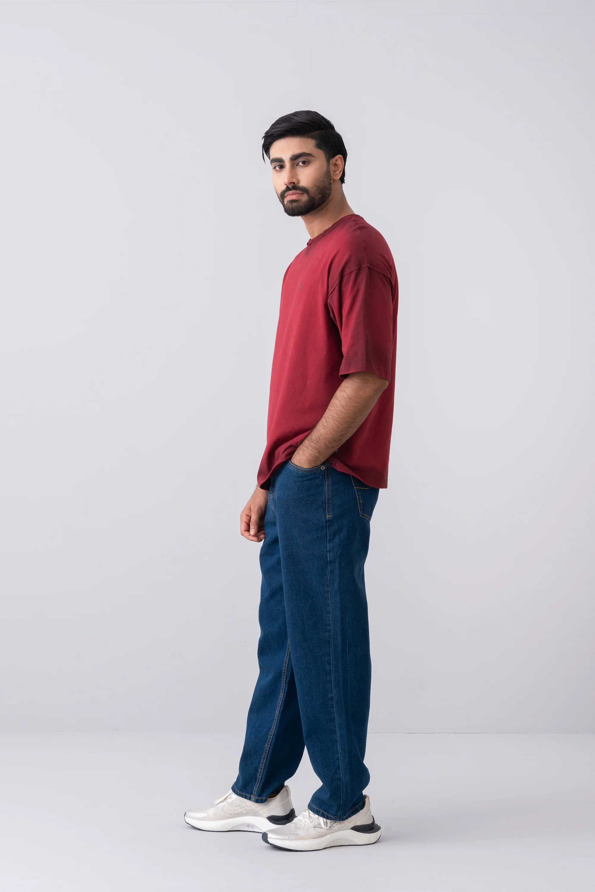 Baggy Fit Blue Depth Jeans - XTXFMF