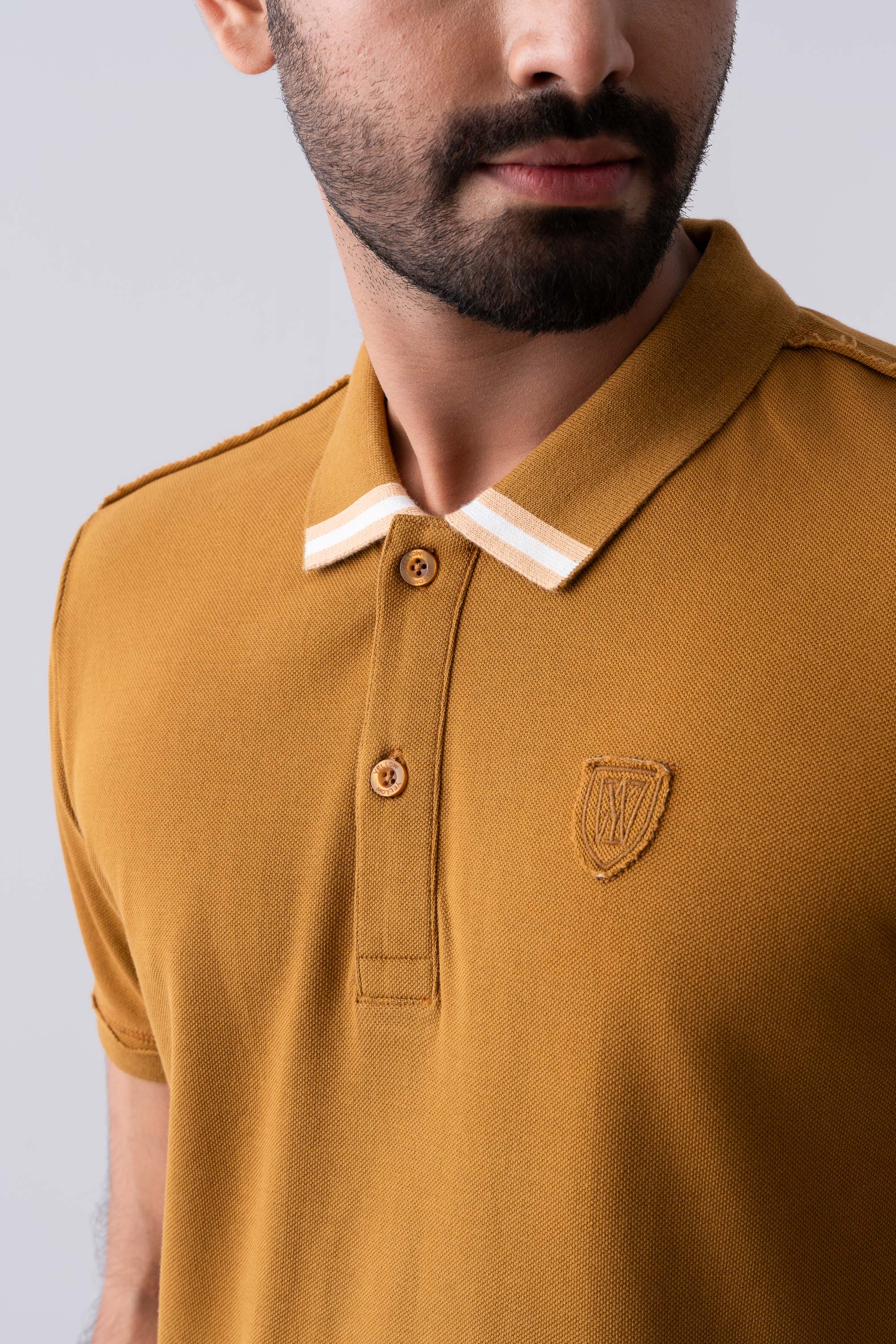 Regular Fit Washed Polo Shirt - XTXFMF