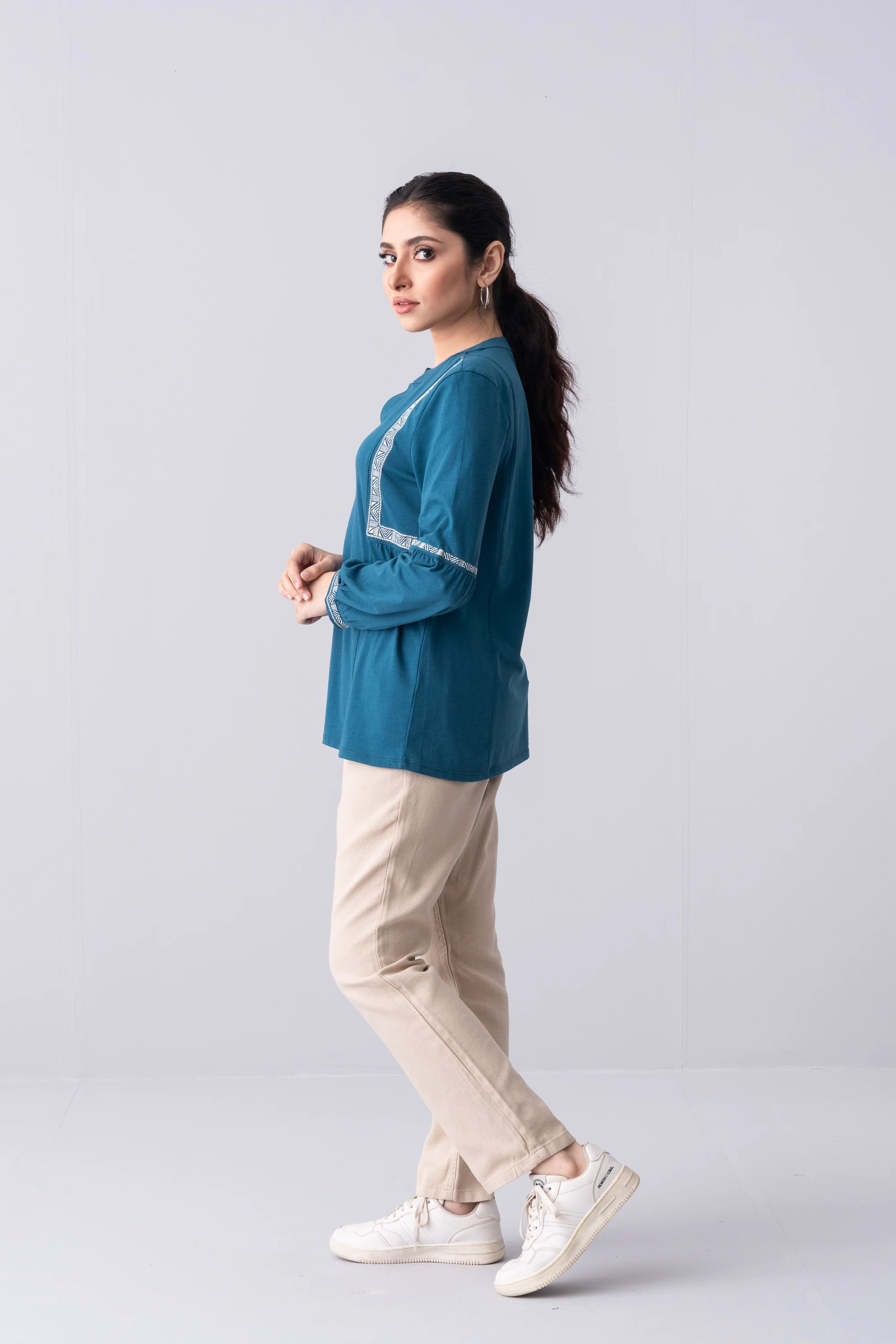 Regular Fit Twill Pants - XTXFMF