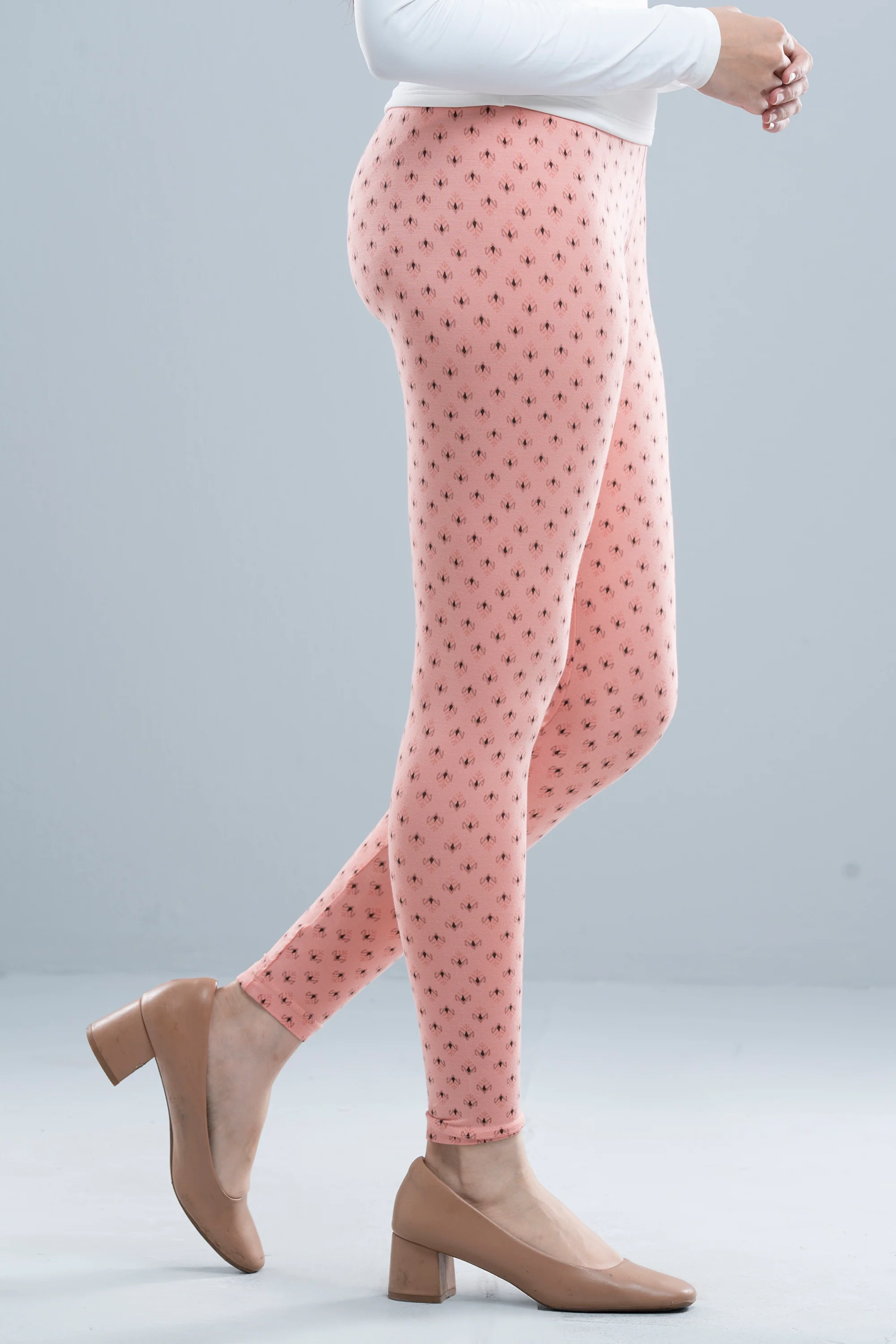 Allover Printed Viscose-Spandex Leggings - XTXFMF