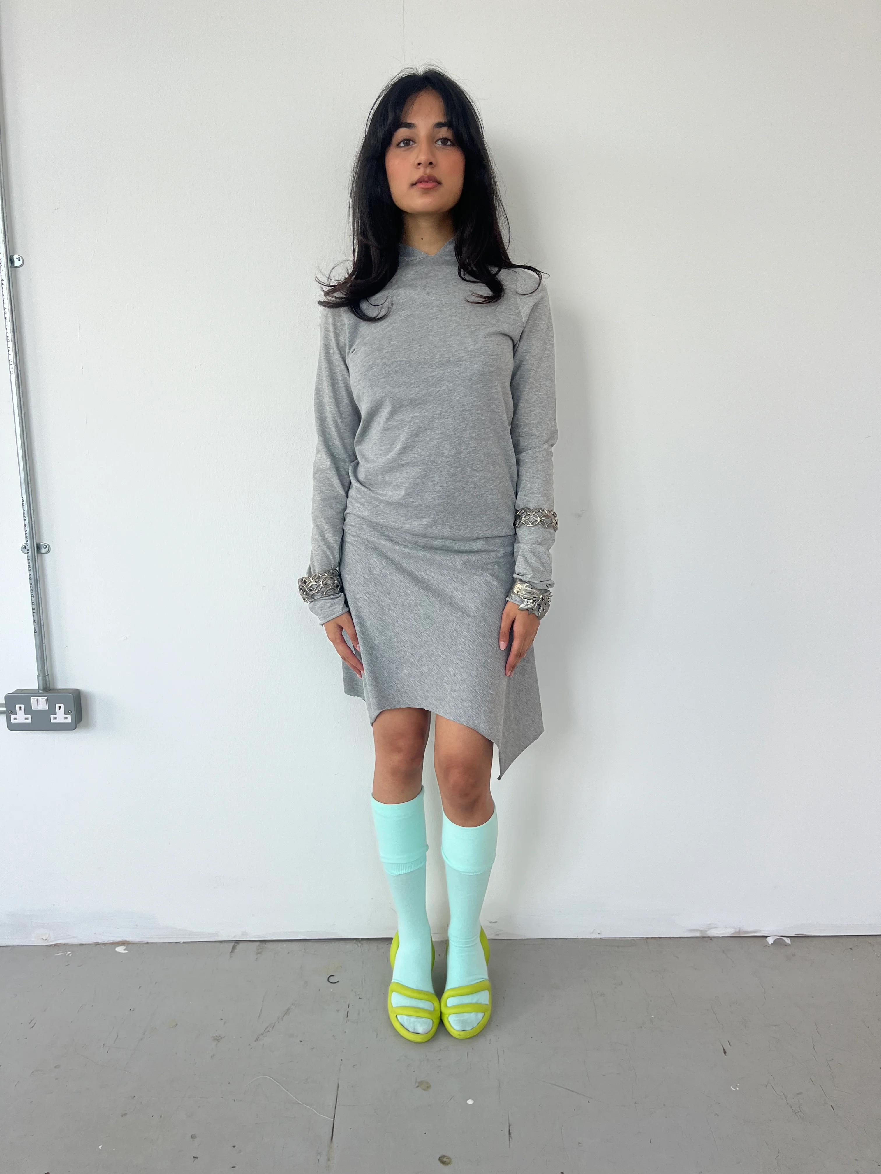 Grey Jersey Dress - XTXFMF