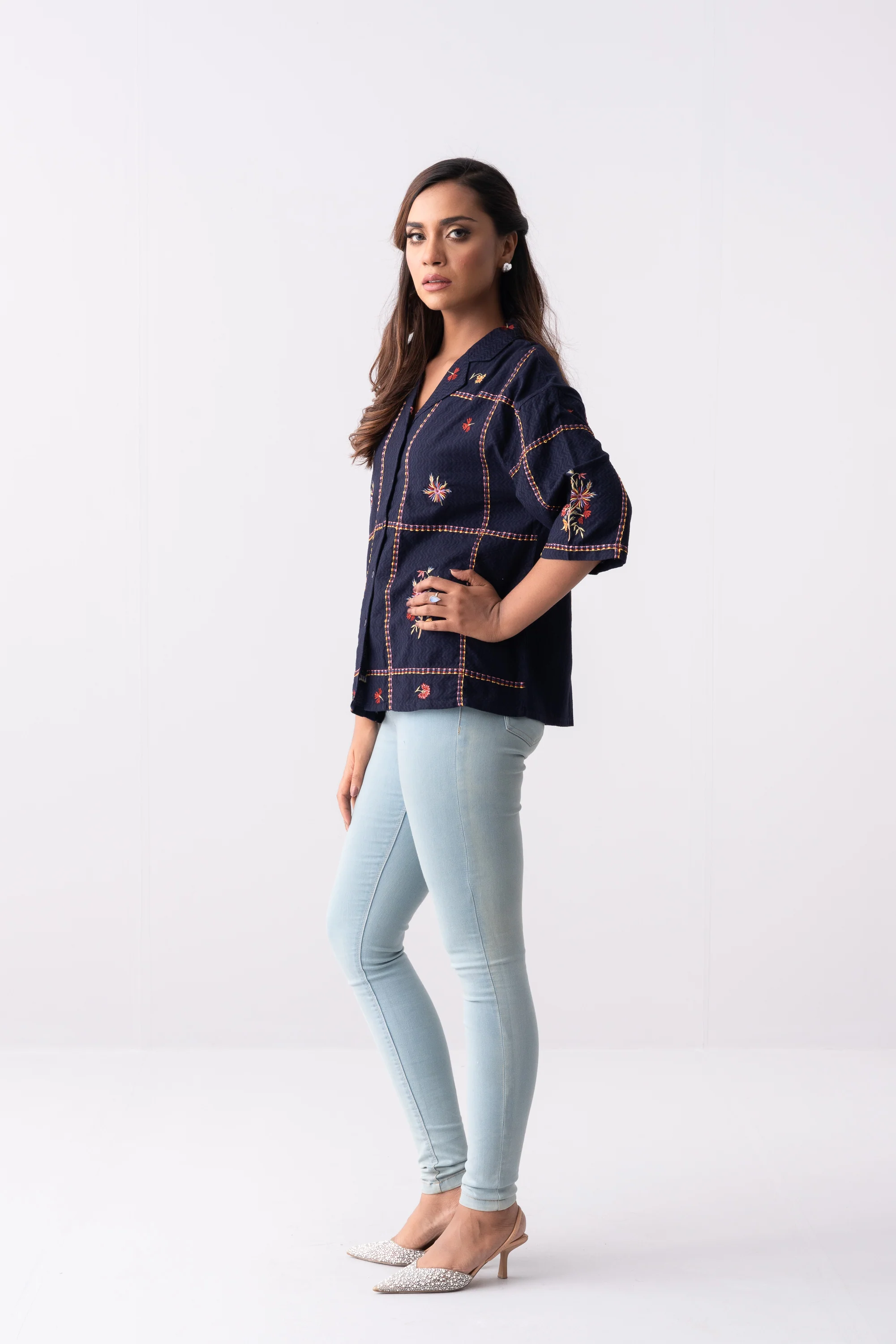 Oversized Fit Casual Cotton Shirt - XTXFMF