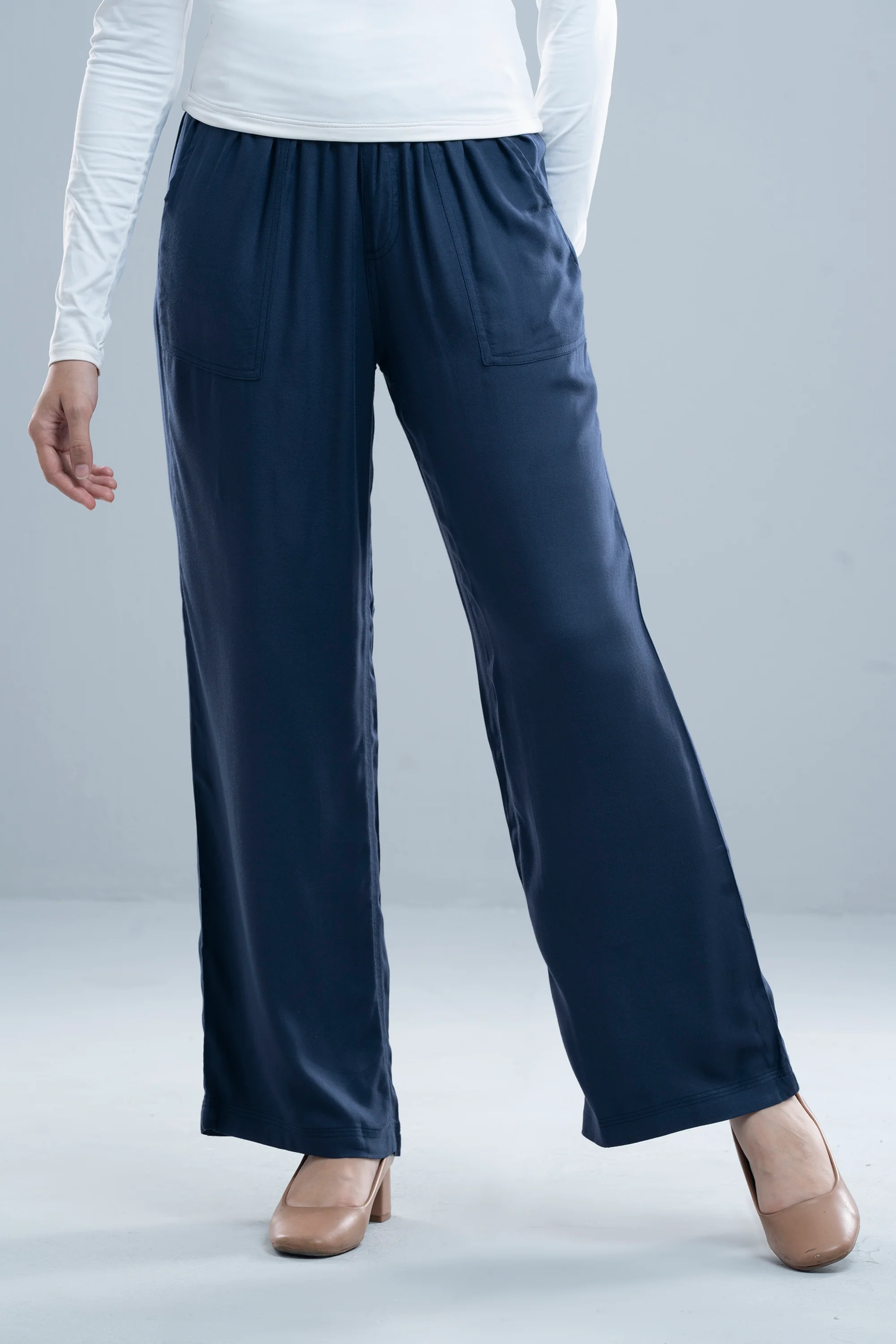 Loose Fit Twill Pants - XTXFMF