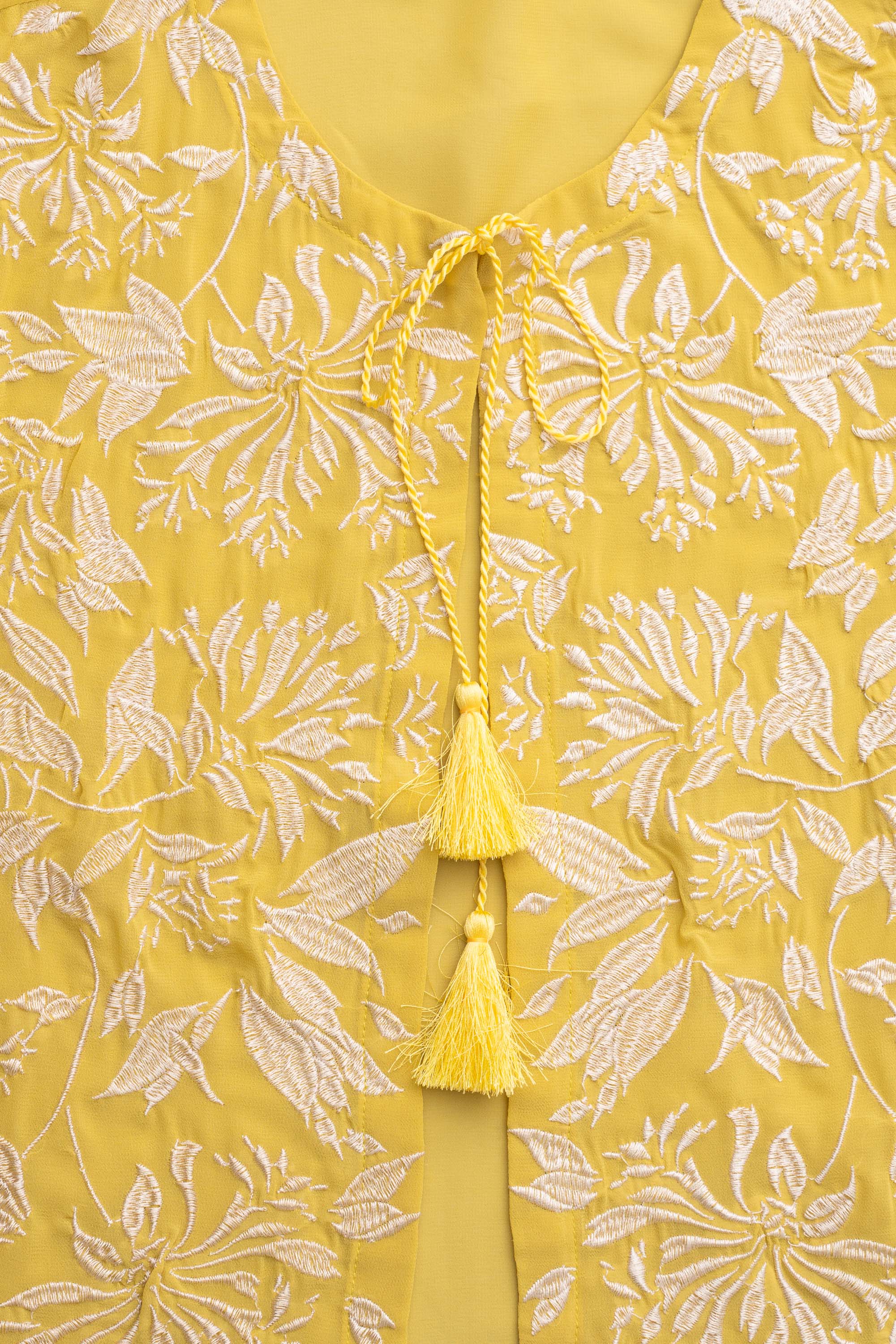 Regular Fit Georgette Bolero Top - XTXFMF