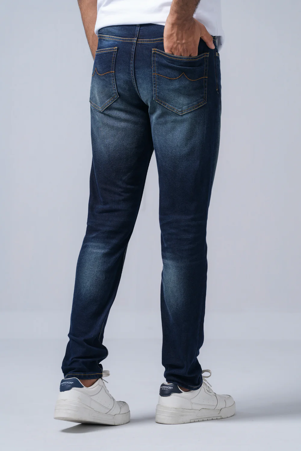 Skinny Fit Rusty Indigo Jeans - XTXFMF
