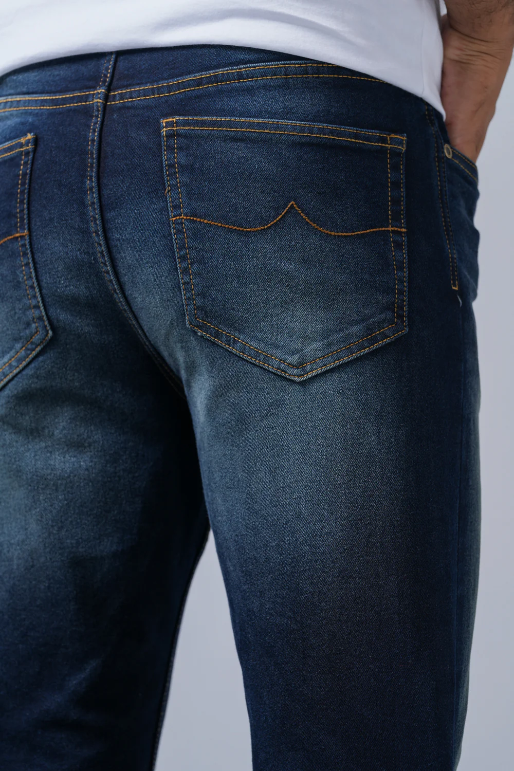 Skinny Fit Rusty Indigo Jeans - XTXFMF