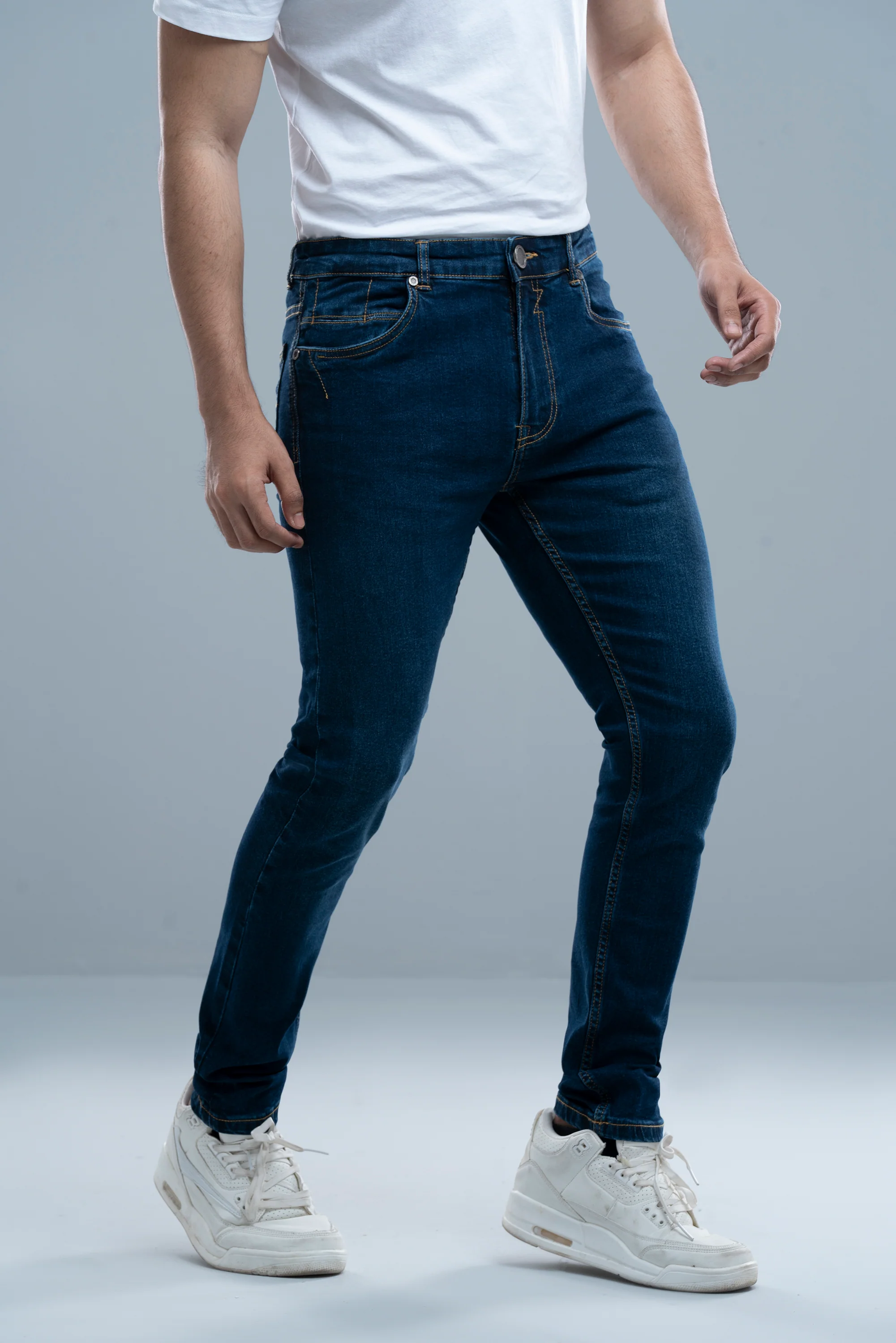 Slim Fit Navy Jeans - XTXFMF