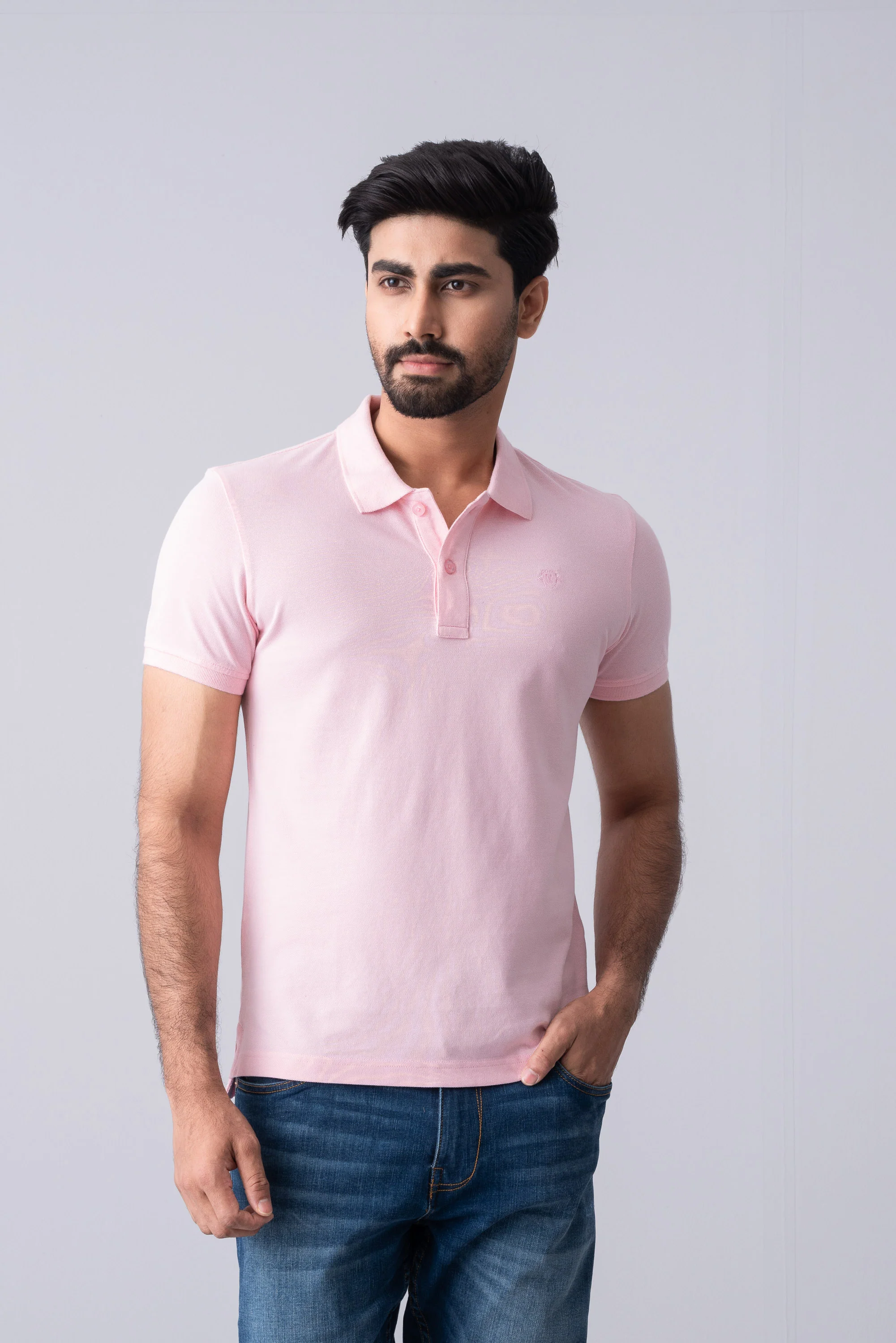 Regular Fit Solid Polo Shirt - XTXFMF