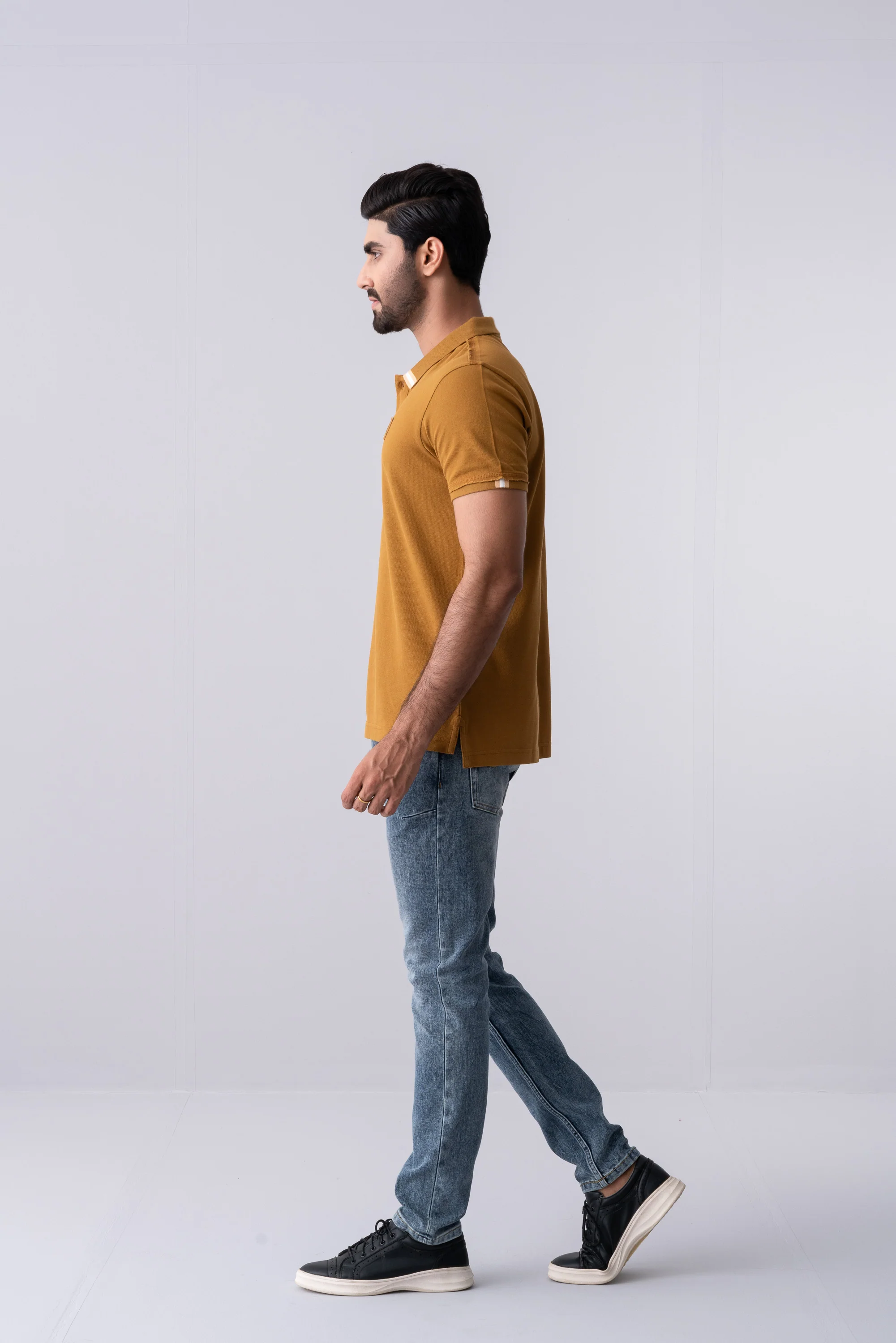 Regular Fit Washed Polo Shirt - XTXFMF