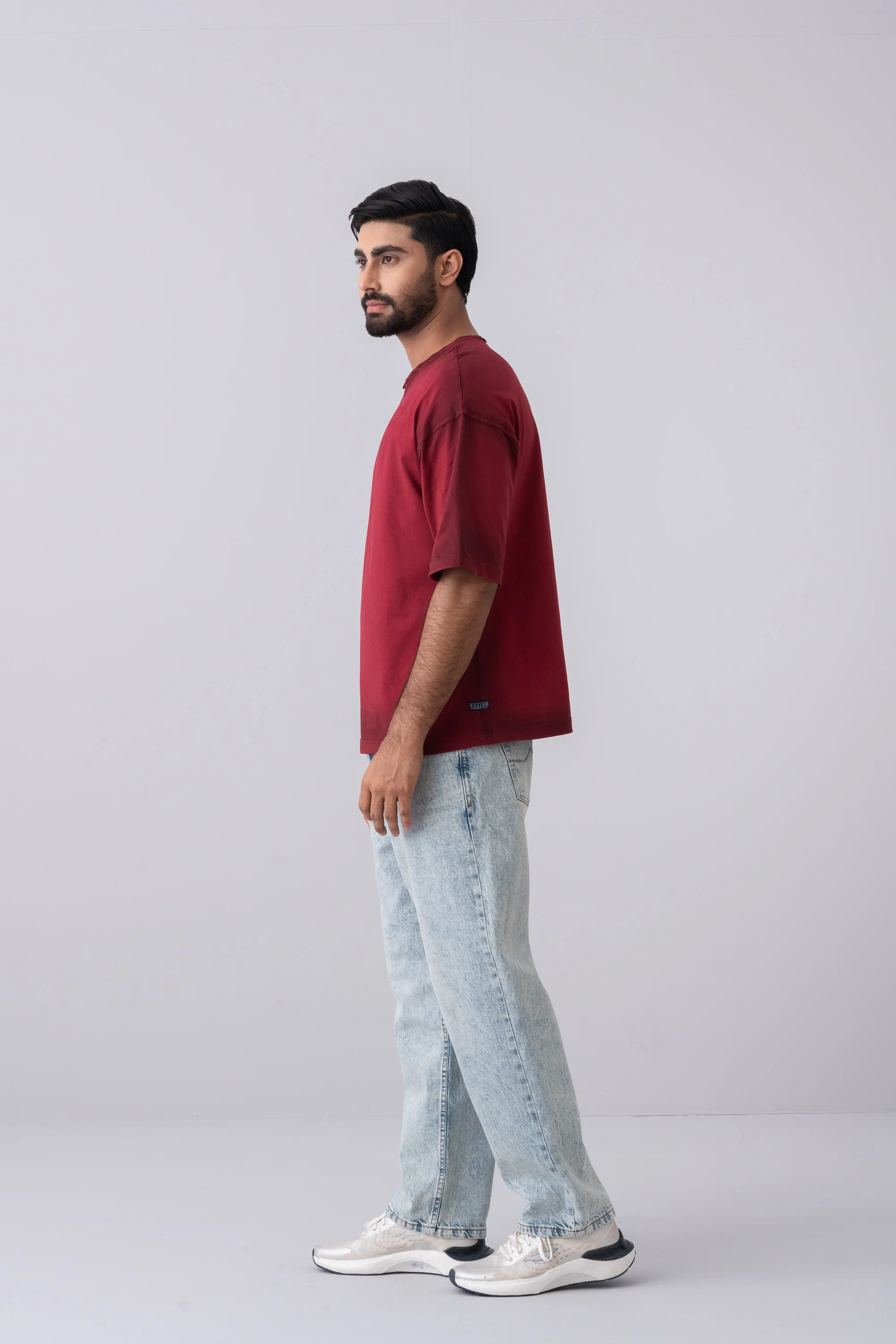 Baggy Fit Light Blue Jeans - XTXFMF